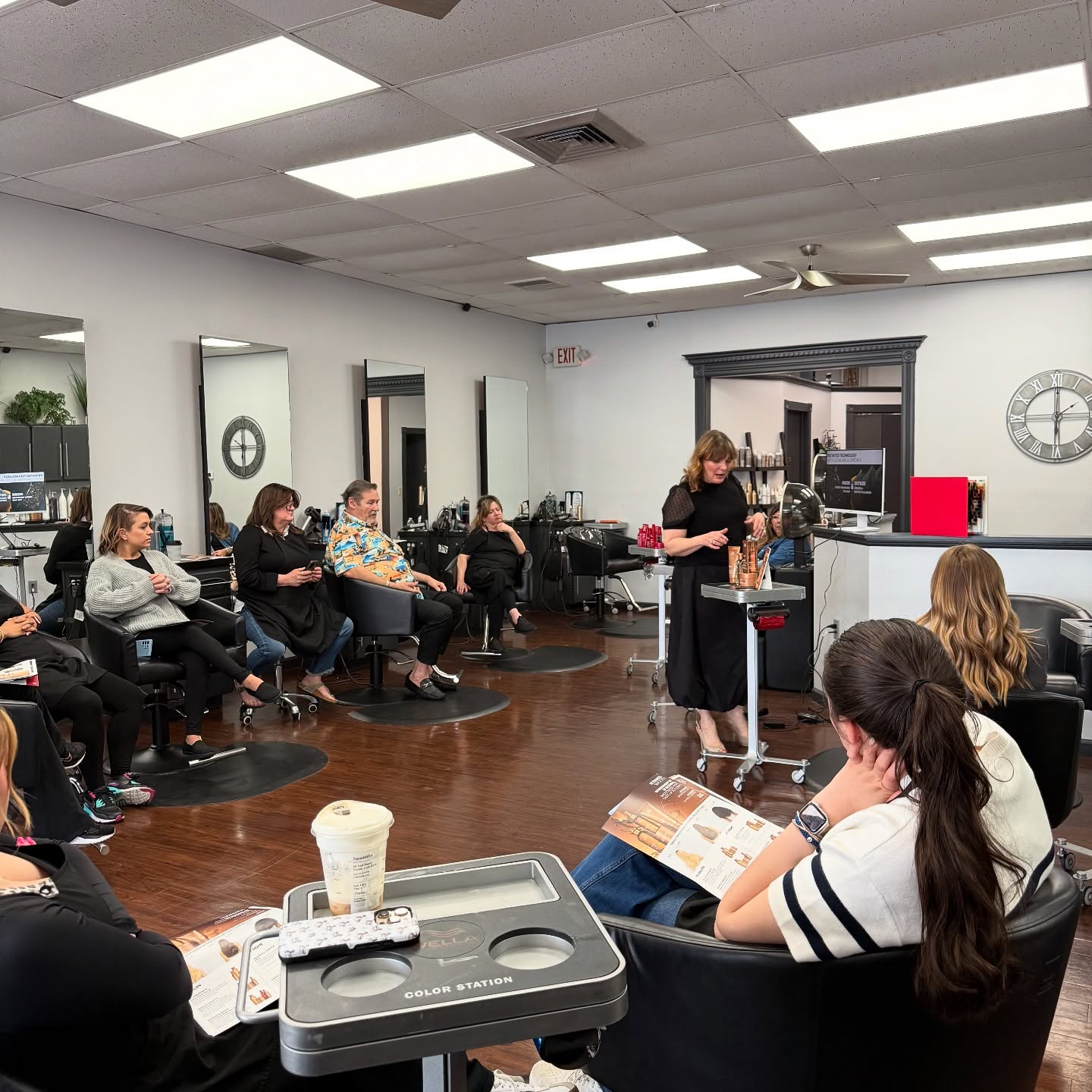 We can’t believe we’re already halfway through the year, and our team has already attended multiple education classes, including specialized cutting, custom color formulation and application, vivid techniques, and several evolving product knowledge classes.
For our team, education isn’t extra; it’s an essential part of how we grow, not just in our skill sets but in how we show up for every guest sitting in our chairs.
We’re grateful to the educators who’ve poured into our team so far this year, and can’t wait for the rest of the education we have planned for 2025.
Whether you’re booking your next appointment or looking for a team that values learning and support, you’re in the right place. 🤍
We’ll see you soon,
The Hazel Team