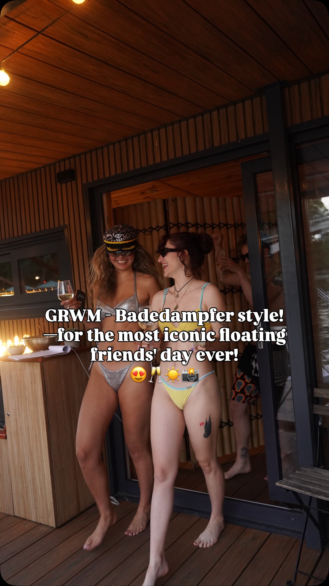 Tag your group chat 😍❤️— this is the energy we’re manifesting this summer🙌🥂
Every now and then we love to remind you that Badedampfer is meant for everyone!❤️
We provide you with an all rounded experience — from a wonderful welcome, all the way till the moment you get on water. 😍
We also have the perfect moment to be Iconic on Deck — captain hats, leopard print slippers and of course our bathrobes are Leo prints too!😍
#Badedampfer #BerlinNights #HotTubCruise
#FloatingParty #wellnessonthewater
#PrivateBoatBerlin #thefloatingtub #BerlinHotGirlSummer #CelebrateOnWater
#LateNightCruise #BerlinExperience
#CheersOnTheRiver