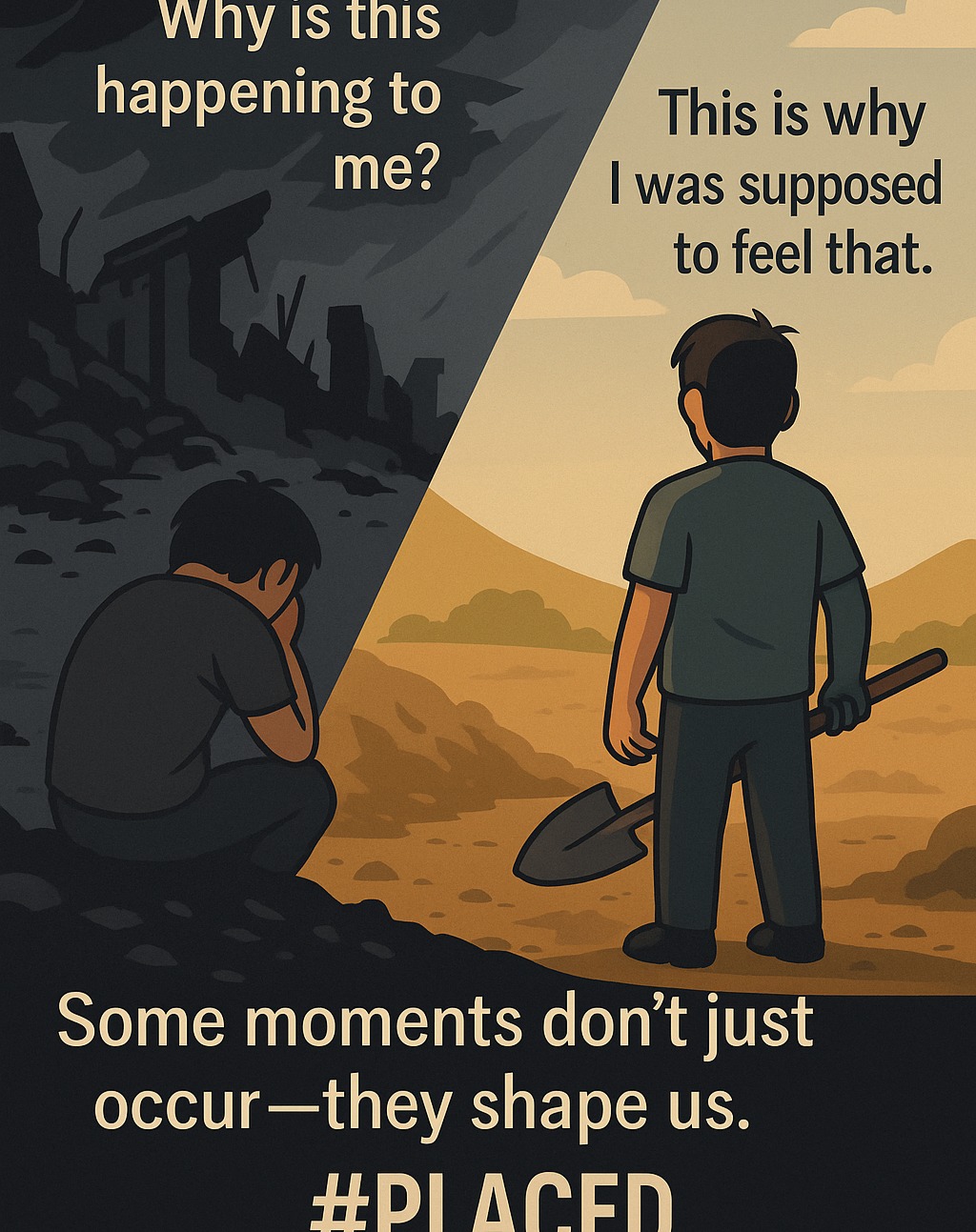 Life doesn’t always make sense, but sometimes what feels like a setback is the very thing we need to grow.
Step back and notice the bigger picture.
Some moments don’t just occur—they shape us.
📖 *Link in bio for PLACED!
#PLACED #SelfDiscovery #LifeJourney #EmotionalGrowth #Fate #Destiny