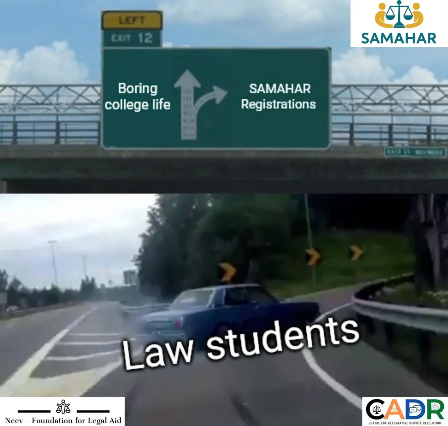 🌟 SAMAHAR 2025 is Calling! 🌟
💬 India’s First & Only National Mediation and Negotiation Competition on Matrimonial Law.
In a world where conflict resolution is becoming as important as litigation, are you ready to lead with dialogue and diplomacy?
👥 Whether you're an ADR enthusiast, a family law aspirant, or someone looking to build real-world advocacy skills – this competition is tailor-made for YOU.
📝 REGISTRATIONS ARE NOW OPEN!
👉 With 75+ teams already on board, remaining slots are extremely limited.
Don’t miss your chance to be part of a movement redefining dispute resolution education in India.
📥 Register Now: https://forms.gle/YUSCwaoytqN9AHgS6
🗓 13th–14th September 2025 | 📍 Virtual Mode
Let your journey into the world of peaceful dispute resolution begin with SAMAHAR!
#mediation #adr #SAMAHAR #competition #lawstudents #lawcolleges