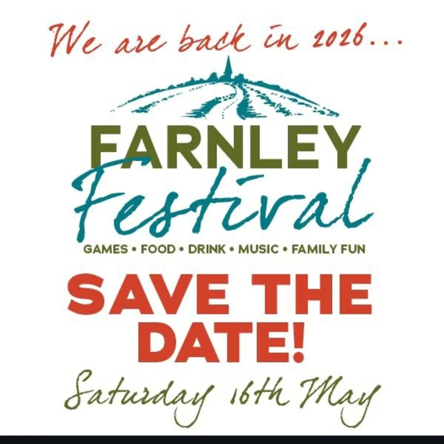 ๐ฃFarnley Festival is coming back in 2026 Saturday 16th May, save the date! ๐
๐ธ๐ต๐