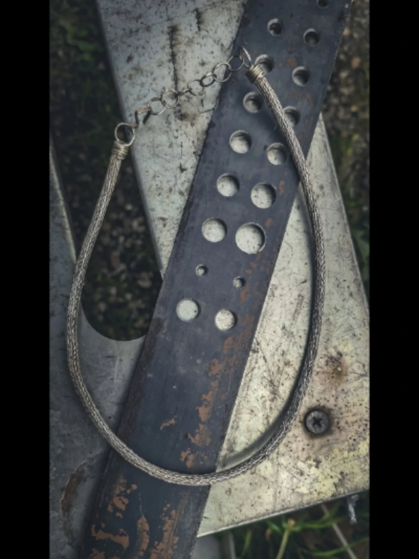 Viking knit necklace, finished and sold.
.
#vikingknit #vikingjewelry #sterlingsilver #wabisabi #wabisabimaker