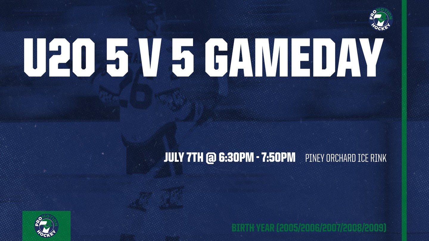 U20 5 V 5 GAMEDAY (7/7/2025 @ 6:30PM) at PINEY ORCHARD IS ON!
Join us tomorrow (Monday) at 6:30 PM for fast-paced, high-intensity 5v5! Whether you’re a member or not, don’t miss your shot to compete.
When: Monday (7/7/2025) @ 6:30 PM
Where: Piney Orchard Ice Arena
Who: U20 Players (2005/2006/2007/2008/2009 Birth Year)
✅ Non-Members: https://www.pro-motionhockey.com//_paylink/AZfhkL_Y
✅ PMH Members: www.pro-motionhockey.com/training-schedule
Get out there, show your skills, and bring the energy! #PMHockey #Gameday #U20Hockey #5v5Hockey #ProMotionHockey