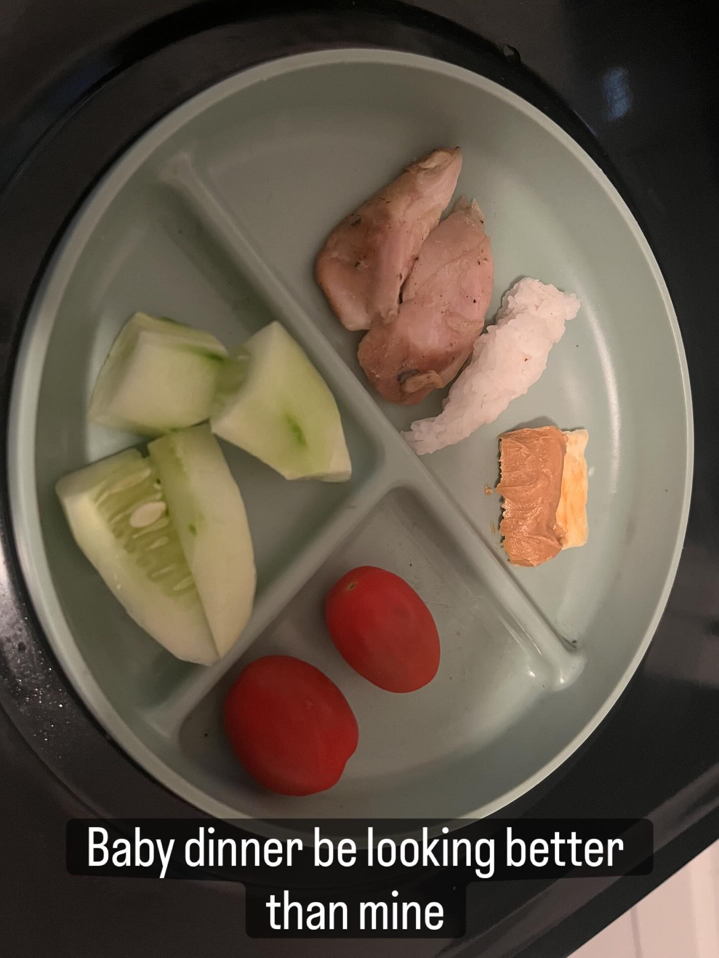 #toddler #baby #recipes #mealprep #diy #chicken #rice #cucumber #tomato #gardening