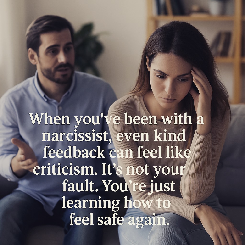 When you’ve been with a narcissist…
even the kindest feedback can feel like an attack.
You flinch. You shut down.
You feel that rush of panic in your chest —
“What did I do wrong now?”
Not because your new partner is cruel.
But because the last one trained you to associate correction with rejection.
They made everything your fault.
They used your vulnerability as ammunition.
They called it “feedback” — but it was really control, blame, and belittlement.
So now… even when someone speaks gently,
your nervous system still remembers the storm.
Be patient with yourself.
Healing means learning that real love doesn't punish.
Real love doesn’t make you feel small.
Feedback in a healthy relationship is safe.
It’s a mirror — not a weapon.
And with time, you’ll stop bracing for impact.
#becomingunbroken #narcissisticabuserecovery #healinginrelationships #triggersarereal #loveafterabuse #emotionalabusesurvivor #learningtofeelsafeagain
