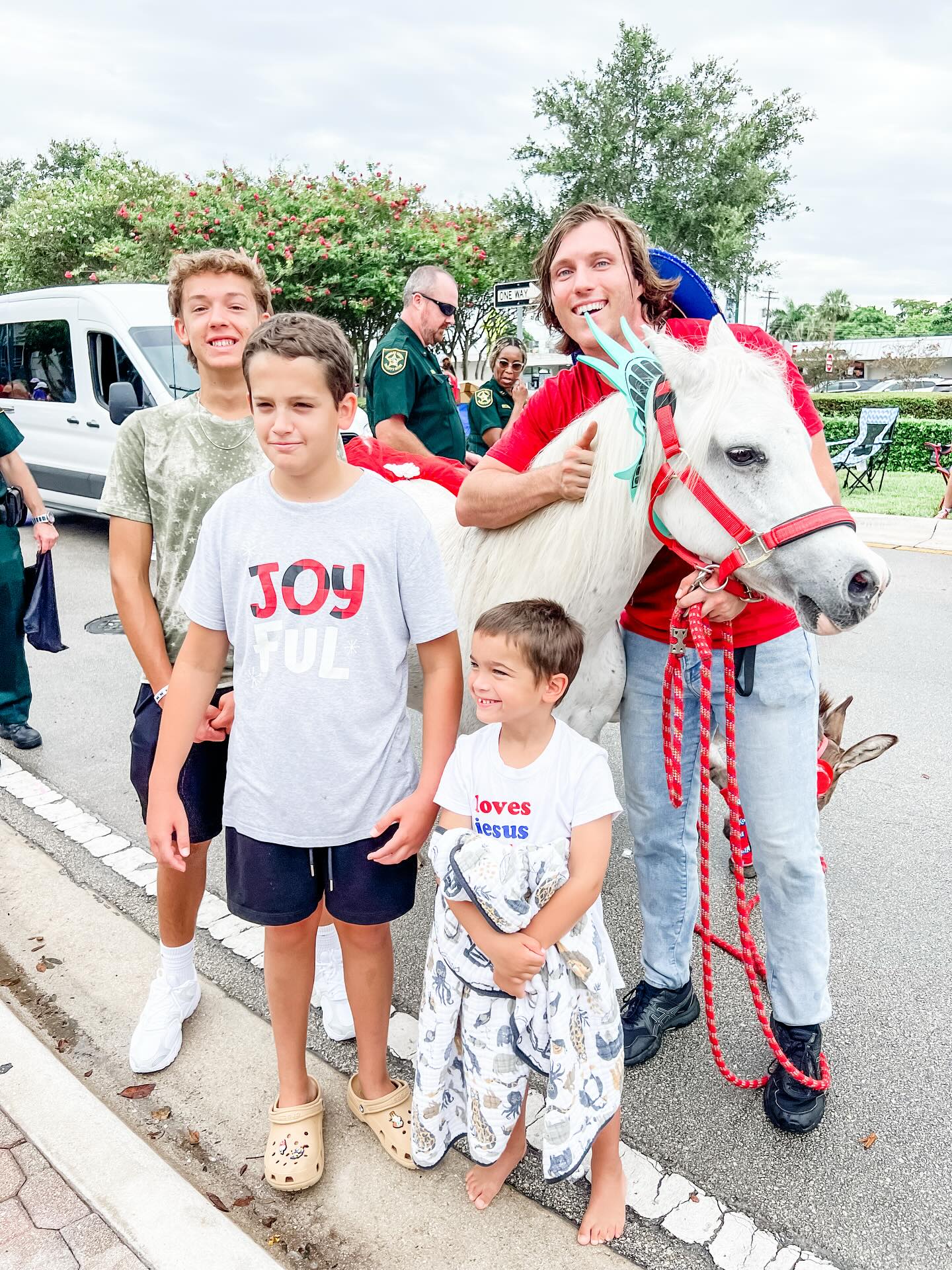 ❤️🤍💙Favorite day!💙🤍❤️
Galatians 5:13 says, “For you were called to be free, brothers and sisters; only don’t use this freedom as an opportunity for the flesh, but serve one another through love.”
The Lord gave us some helpful instructions on freedom and we are very much in need of them! May we set our gaze not on division and fighting, but on asking God how we can be a part of the solution - small, faithful acts of Spirit-led love every day to the people in our world.
It is here in America where we can freely and confidently respond to Zion’s request to gather as a family in the living room to pray for the leg pains he has been having. We can bake muffins in our kitchens, leave surprises at someone’s doorstep, share a Bible verse with the grocery store employee, and worship on Sunday with friends.
These freedoms were purchased at a great cost, as many chose to lay down their lives in an ultimate act of love. May we remember. And may that remembering lead us right back to Galatians 5:13 and Jesus’ ultimate act of love. This holy inspiration is what we need to rise each day in humble gratitude for freedom in Christ to pour out, serve, and build His kingdom here on earth!
Happy Birthday America! 🥳
🇺🇸🧨🌭🇺🇸🧨🌭