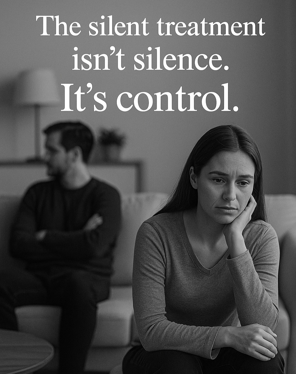 The silent treatment isn't silence.
It's control.
It’s not someone needing space.
It’s someone choosing to punish you without lifting a finger.
It’s the unanswered messages.
The looks that say “you’re not worth speaking to.”
The air so thick with tension, you start apologising just to end it.
That’s not maturity.
That’s manipulation.
When someone weaponizes silence, they force you to beg for basic connection.
They twist the narrative until you’re the one chasing.
Until you’re the one saying sorry — even when you did nothing wrong.
And after a while, you start shrinking.
Afraid to speak.
Afraid to breathe wrong.
Afraid of silence that screams louder than any words ever could.
That’s not love.
That’s emotional abuse.
And you didn’t deserve it.
#becomingunbroken #silenttreatmentisabuse #emotionalabuseawareness #healingafterabuse #youdeservepeace #breakingthecycle #stopmanipulation