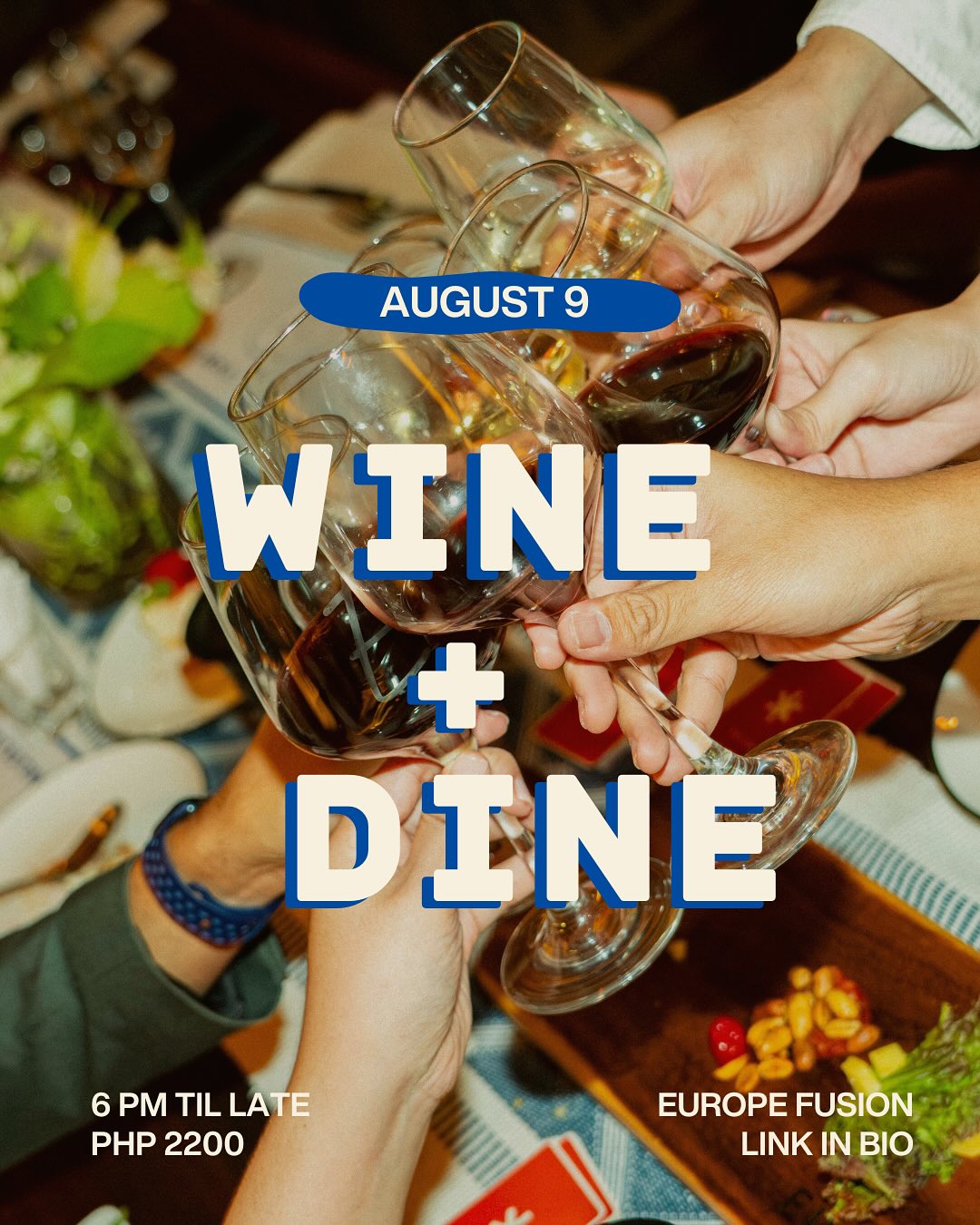 Come to dinner. ๐ท Meet new people.
Weโre hosting a group dinner with @europefusion to make it easy and natural to make new friends. Bonus: itโs also a wine tasting and a 3-course meal.
So for all you foodie lovers, sign up while we still have our earlybird rate! Link in bio. ๐