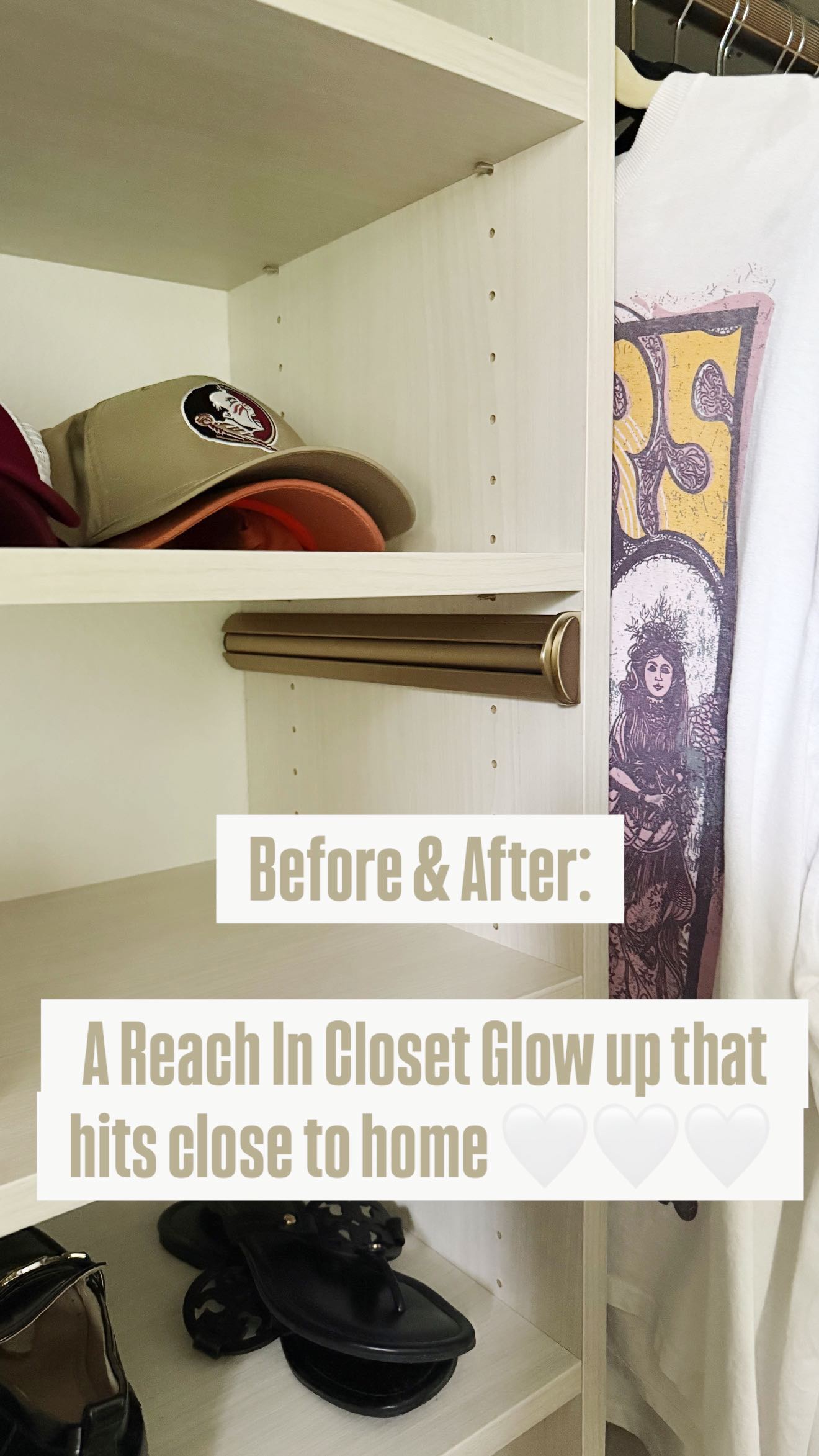 This one meant a little more đ¤â¨I got to design this reach-in closet for my friendâs daughter and what started as cluttered and cramped is now clean, functional and truly working for her.
Before we even started, they did the hard part: a major purge and a fresh coat of paint in the prettiest light tone to make the space feel bigger and brighter. That prep made all the difference!
Sometimes itâs not about having the biggest space, itâs about making even the smallest closets work beautifully for the people who use them.
If youâve ever stood in front of your closet and thought, âI just need this to make sense,â Iâd love to help đŹ
#ClosetDesign #ReachInCloset #BeforeAndAfter #CustomCloset #ClosetInspo #FunctionalDesign #ClosetGoals