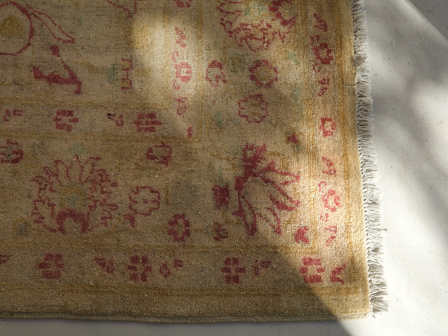 A very aesthetic rock with only two primary colours for any simple design lovers. 🌟 #aestheticdesign #creamrug