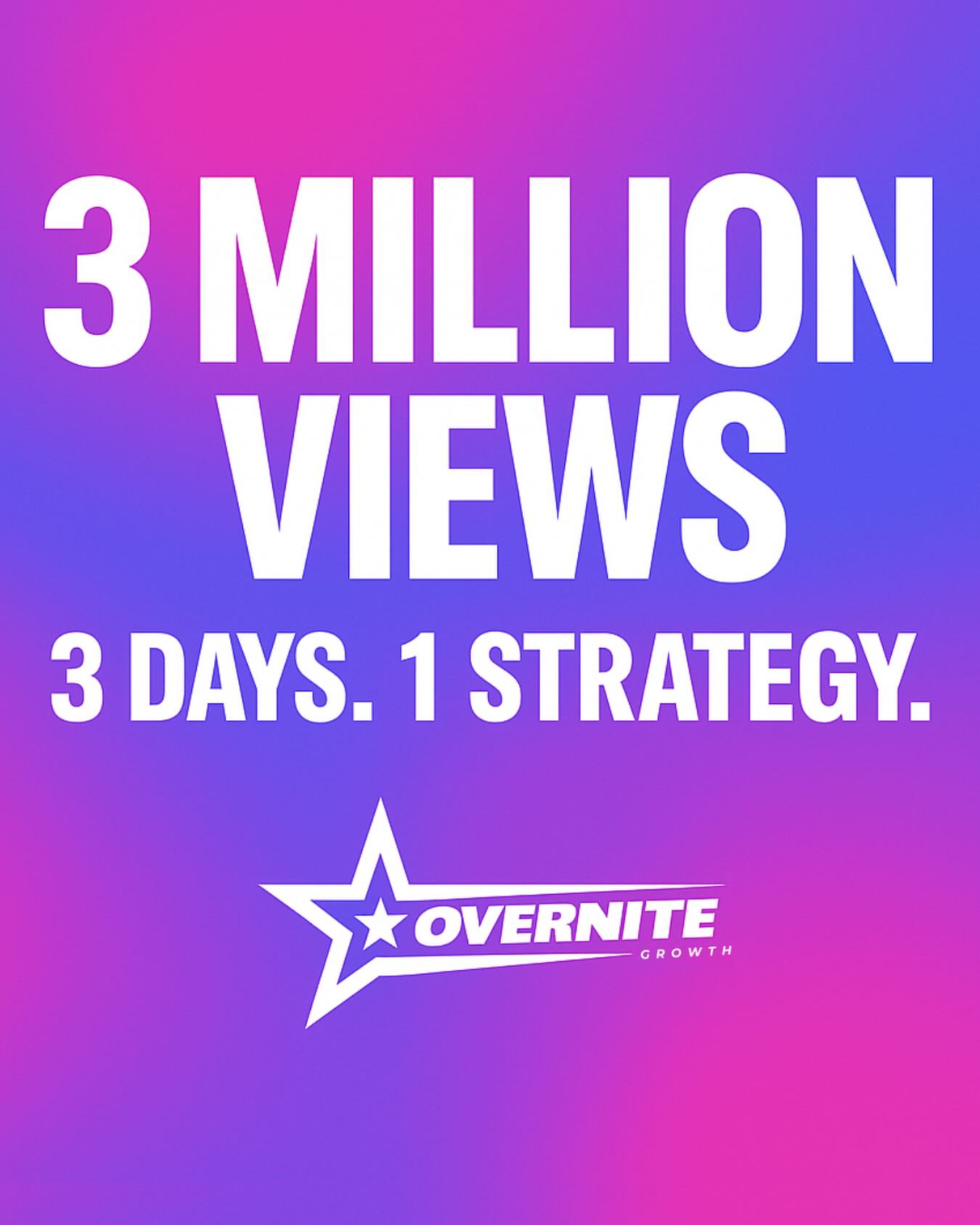 3 MILLION VIEWS.
3 DAYS.
1 STRATEGY.
No gimmicks. No paid ads. Just cultural timing, sharp creative, and the ability to execute fast.
We helped our client @wildsunsetsnwnj capture the energy of July 4th and turn a 16-second clip into a multi-platform viral moment:
→ 1.8M views on TikTok
→ 1.15M views on Instagram Reels
→ 60K+ shares and saves
→ Over 4,000 combined hours of watch time
That’s what happens when storytelling meets strategy.
If your brand is ready to move at the speed of relevance — we’re built for that.
📩 DM us “GROWTH” to get started!
#OverniteGrowth #ViralMarketing #SocialStrategy #TikTokForBusiness #ReelsStrategy #ContentMarketing #SocialMediaAgency #3MillionViews #DigitalGrowth #WildwoodNJ #MarketingThatScales #BrandMomentum #GrowthAgency