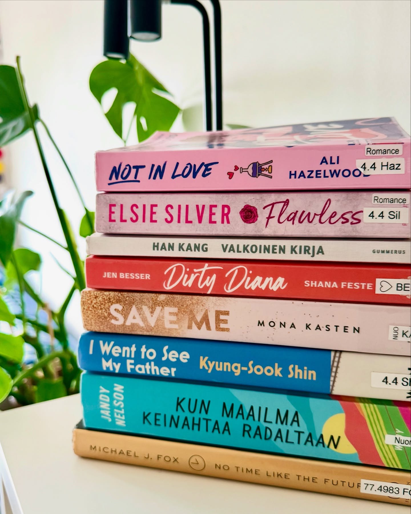 Kesälomalukemisto. Ja pari muutakin vielä kirjastossa odottamassa. Ehkä näillä pärjää.
🎵
#lukeminen #kirjoittaminen #youngadult #ya #yakirjallisuus #fantasiakirjallisuus #kirjagram #nuortenkirjallisuus #urbaanifantasia #kirjailija #musiikki #bl #kunsydämesilaulaaminulle #kadonnutääni #kunäänesilöysiminut #kirjasto #helmet