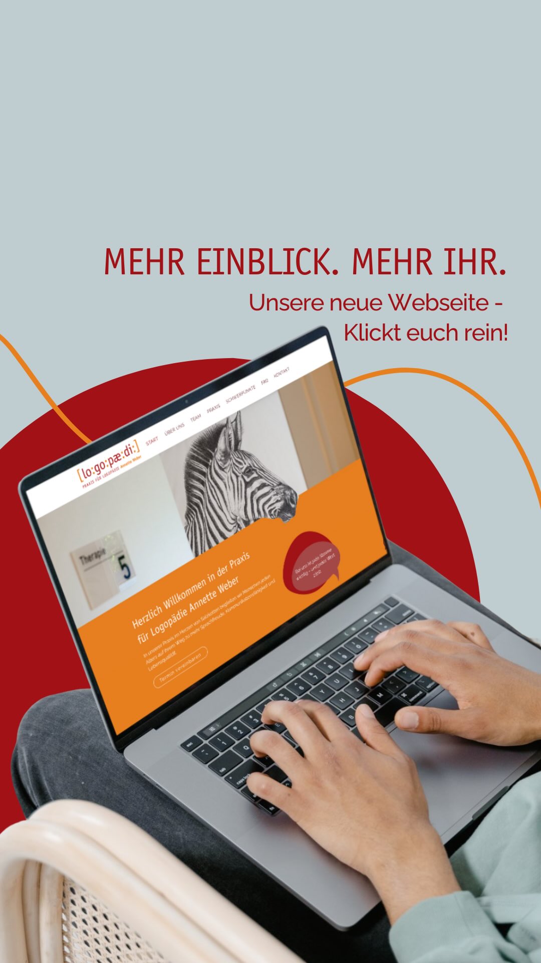 Klick für Klick (noch) mehr erfahren 💻✨
Modern, übersichtlich – und mit ganz viel Herz für unsere Arbeit.
Unsere neue Website gibt euch einen umfassenden Einblick in alles, was unsere Praxis für Logopädie ausmacht:
Lernt unser Team kennen, entdeckt unsere Räume und erfahrt mehr über die Störungsbilder, die wir behandeln.
Ihr könnt Termine online anfragen, Antworten auf häufige Fragen finden – und vor allem: einen Einblick gewinnen, was uns antreibt und wie wir euch unterstützen möchten. 🧡
Ob ihr ganz neu auf uns stoßt oder schon ein vertrautes Gesicht in unserer Praxis seid – klickt euch gern mal durch und lernt uns (noch besser) kennen.
👉🏼 Jetzt reinschauen über den Link in unserer Bio.
Wir freuen uns auf euch! 😊
#logopädie #praxisannetteweber #salzkotten #sprachtherapie #webseite #relaunch #therapiealltag #kommunikationverbindet #praxisfürlogopädie #logopädiesalzkotten