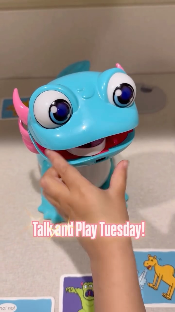 🎉Talk & Play Tuesday
This week’s toy pick: Sandy Snacks A Lot
Here’s why I love it for my clients and my own kids:
👶 Great for:
• Encouraging early words, turn-taking, and pretend play. Plus kids LOVE feeding toys!
• Boosting vocabulary (colors/food/verbs/adjectives/body parts.
• Supporting social and receptive language skills like following directions, joint attention, requesting, and turn-taking.
✨ Parent Tip: Keep it fun and simple — let your child lead the play and join in using short, repeatable phrases! Throw in some plates and a tea set and invite some other stuffed animals to the party! 🎉
#TalkAndPlayTuesday #ParentTips #SLPApproved #PlayToTalk #ConnectThroughPlay #LearningThroughPlay #SLPMom #SpeechTherapyAtHome #EarlyLanguageTips #speechandlanguagetherapy #ellicottcityslp #pediatricslp