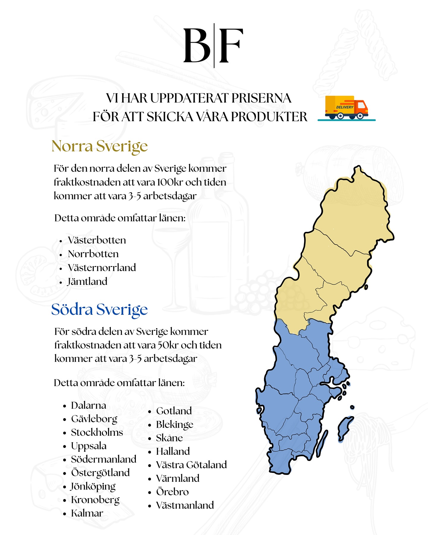 Dra nytta av nya fraktkostnader 🚚
#bonalumifam #italianwineandfood