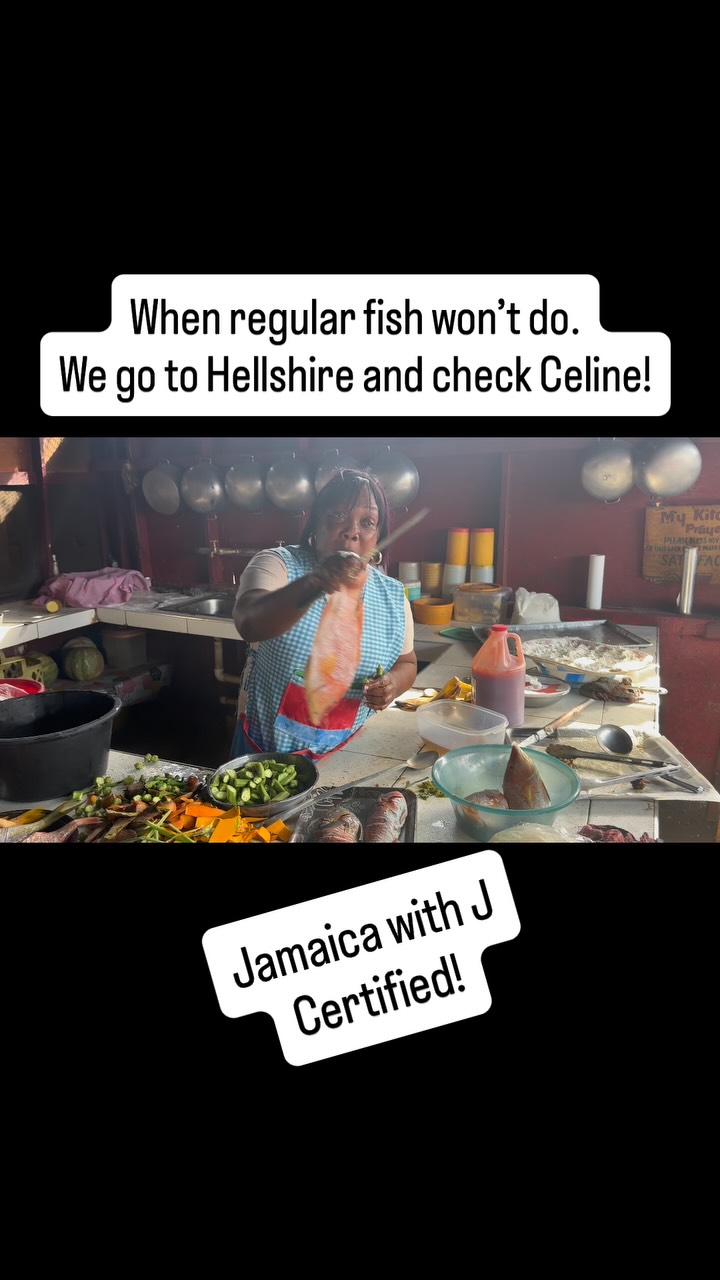 Fresh from the sea to your soul – Hellshire fish the Jamaica with J way. If you know, you know. If you don’t… fix your life. #visitjamaica🇯🇲 🇯🇲 #kingstonjamaica #dancehallmusic #reggaemusic #reggae #wrayandnephew #jamaicawithj #hellshirebeachjamaica