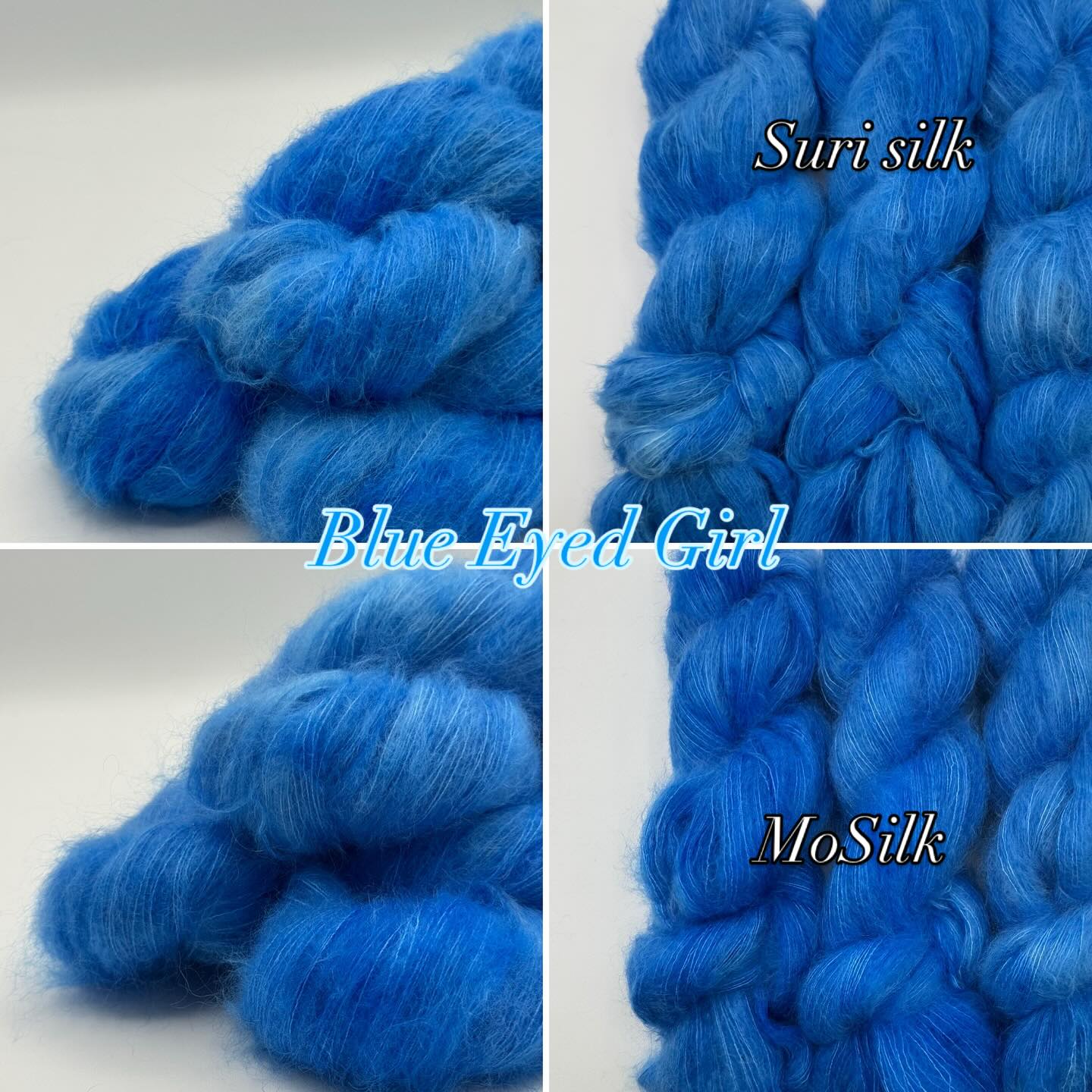 “Blue Eyed Girl” I named this one for my mama💖 She has beautiful blue eyes and she has 3 brown eyed girls😉 love her so much. AdarahFiberArt.com