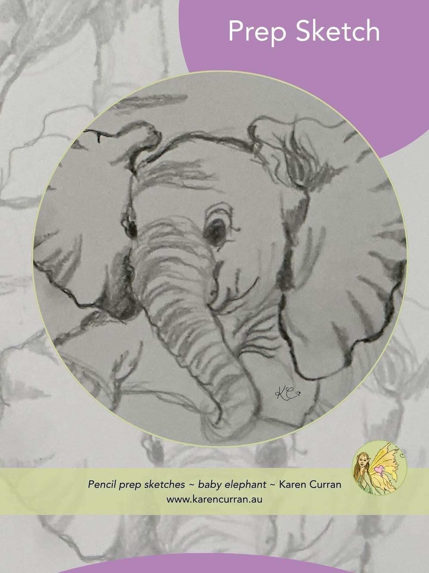 Prep sketch #2 of baby elephant for upcoming children’s book I am creating.
Hope you enjoy my traditional prep sketches. These are in pencil lumograph 4B, 6B, 8B.
More to come.
Illustrations copyright Karen Curran
___________________
www.karencurran.au
Blue Mountains NSW
#pencilsketch #sketchelephant #sketchchildrenstory