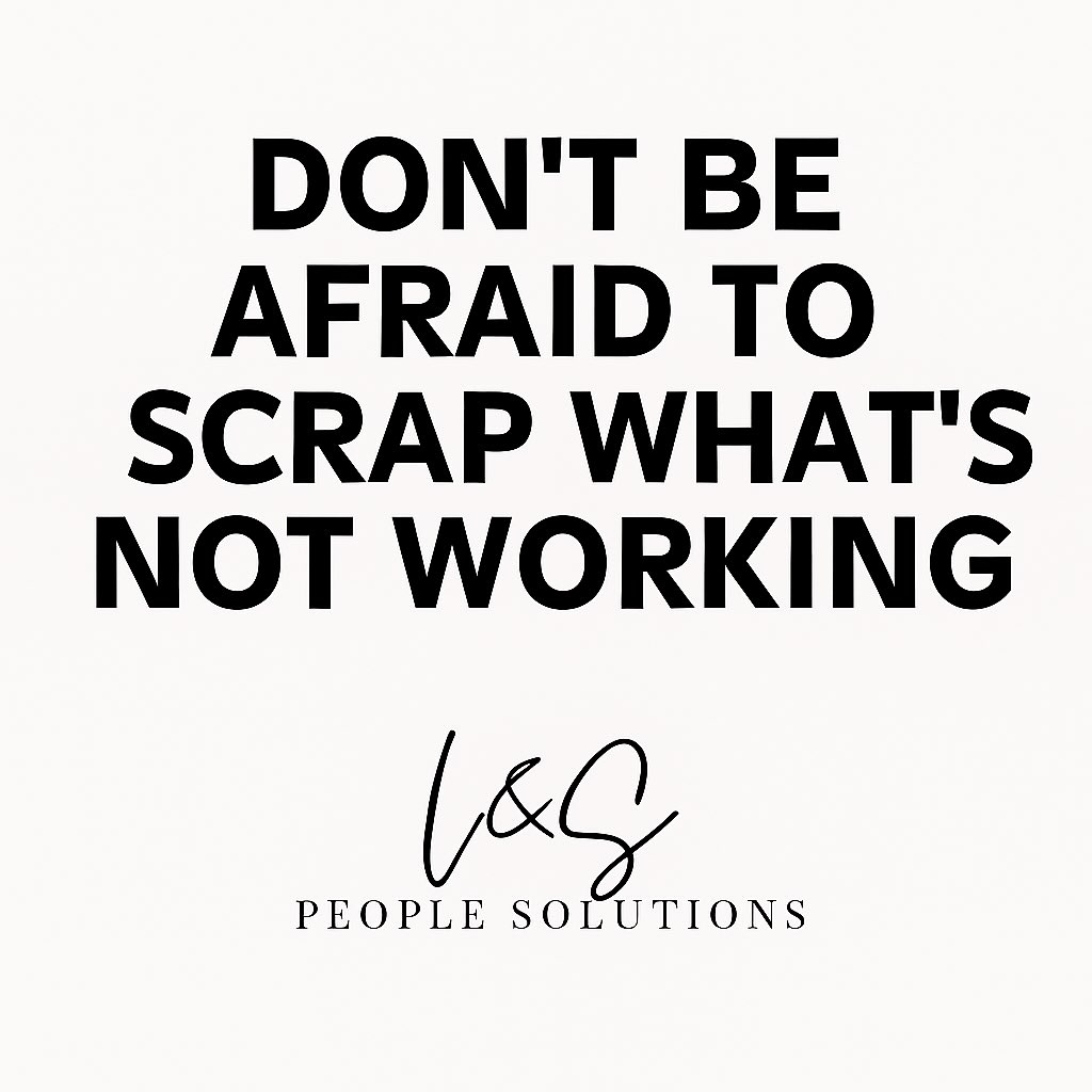 š« Donāt Be Afraid to Scrap Whatās Not Working š«
Recruitment isnāt a āset-it-and-forget-itā process. If your current hiring strategies arenāt attracting the right talent or yielding consistent results, it might be time to go back to the drawing board ā and thatās okay.
Clinging to outdated or ineffective recruitment methods can cost you more than just time and money ā it can also cost you top talent. The most successful organisations are the ones that are agile, open to change, and willing to reimagine their approach when necessary.
At L&S People Solutions, we believe in recruitment that evolves. We work closely with our clients to analyse whatās working, whatās not, and where the gaps lie ā then we build customised, adaptive recruitment strategies that actually work for your business.
š If your current recruitment process feels like itās stuck in a rut, letās talk. It may be time to scrap and rebuild ā smarter, faster, better.
#RecruitSmarter #PeopleSolutions #RecruitmentStrategy #LAndSPeopleSolutions #AgileHR #FutureOfWork