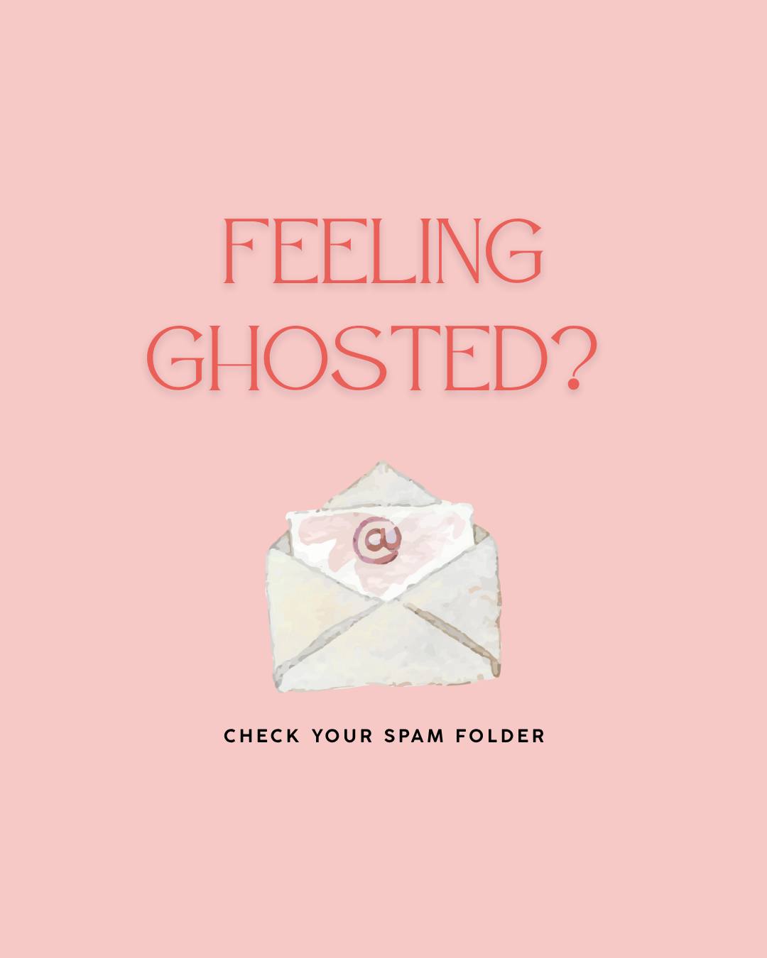 FRIENDLY PSA: Before you panic, check your spam folder! Sometimes those all-important emails from your dream team end up hiding in the shadows of your inbox 👻
Whether it’s your celebrant, florist, or photographer, don’t let the magic get lost in the junk.
📬 Mark your vendors as “safe” and keep the wedding vibes flowing!
#ghosted #psa #weddingplanning