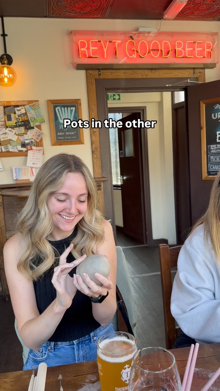 Join us for Pints & Pottery at Boston Arms on 7th August!
Enjoy a crisp pint while you get creative with some pottery 🍺
One pint and all materials included.
🕕 6–9pm
Pre booked tables & tickets only. Through the link in my bio 🍻
#PintsAndPottery #BostonArms #PotteryWorkshop #CraftAndSip