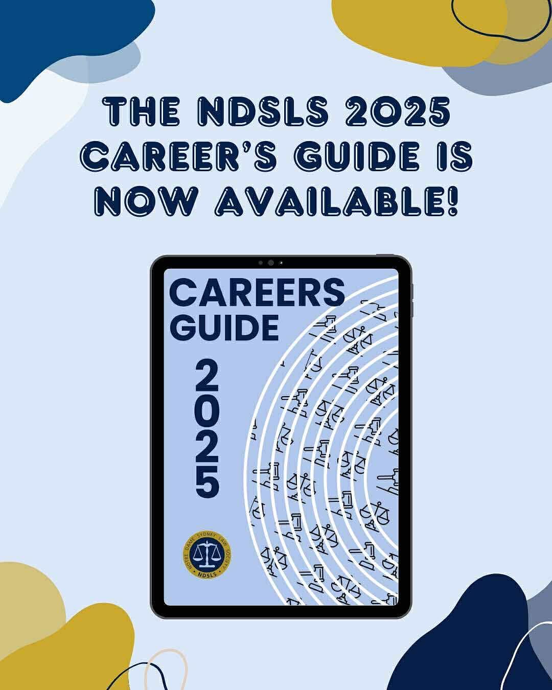 📘 The NDSLS 2025 Careers Guide is here!📘
The NDSLS 2025 Careers Guide is filled with insightful articles written by our dedicated NDSLS members, staff, and alumni, this guide is a must-read for all law students — whether you’re just starting out or approaching your final semesters!
For penultimate and final year students, don’t forget - clerkship applications close July 13!
A huge thank you to our sponsors for their generous support in making this edition possible! 📚