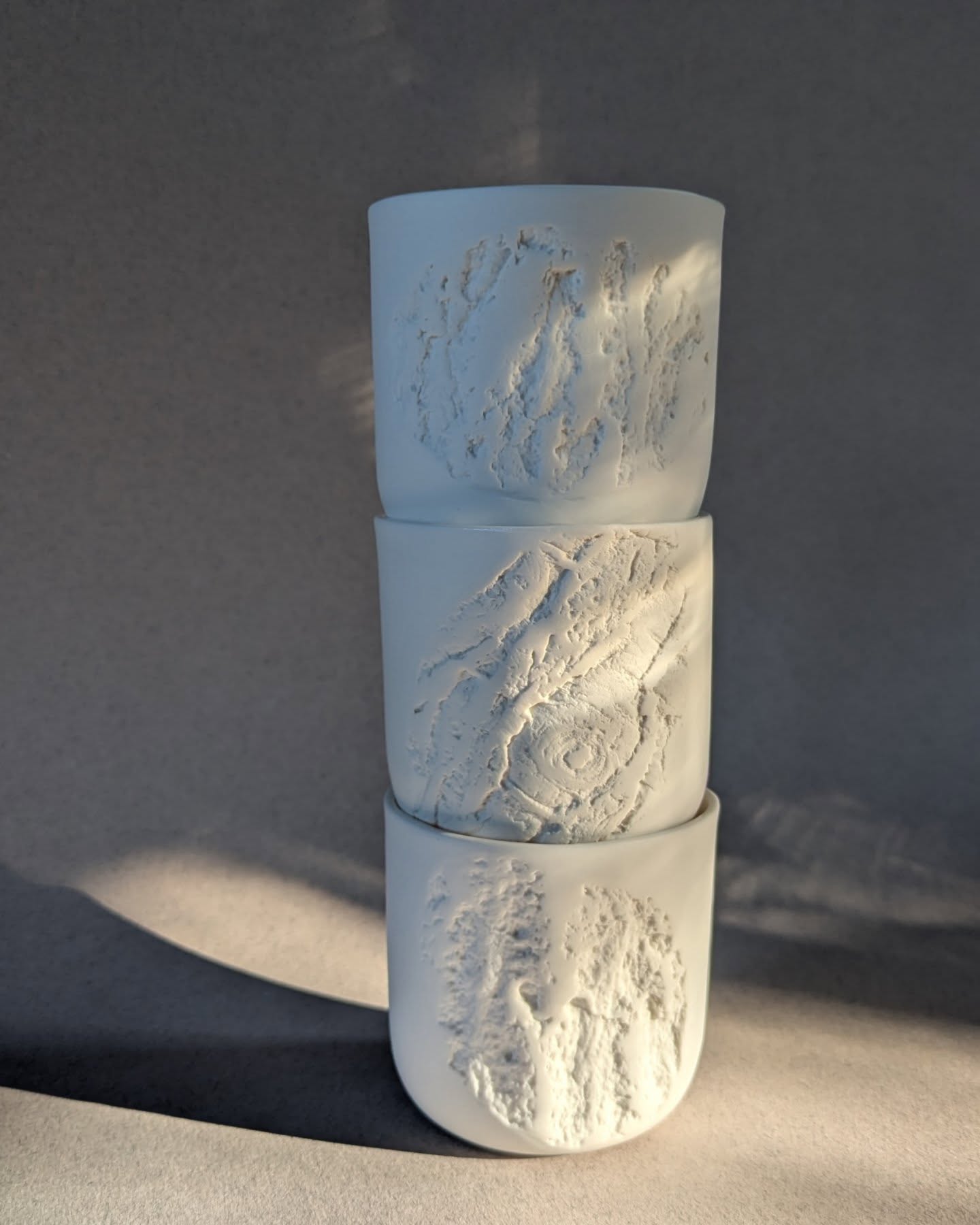 Lumière du matin
-
Porcelaine |
tasse ÉCORCE
-
Le soleil passe à travers les feuilles du Tilleul.