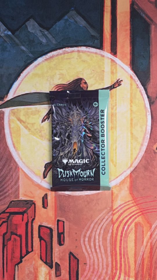 #duskmourn #collectorBooster!!! Can we pull an alt art overlord?!?!
