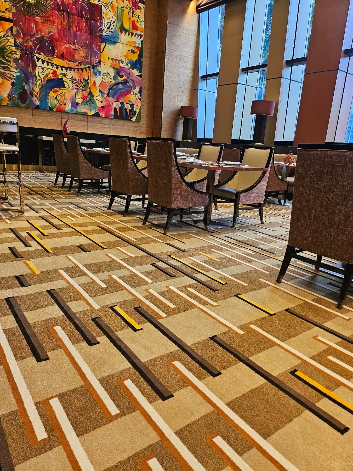 “Every space deserves a refresh — even the ones that have already seen countless memories made. This restaurant had a story already woven into its walls, but the old flooring was starting to fade. Our task? To quietly replace the past with something that honors it — durable, elegant, and designed to let the food and ambiance shine. A subtle transformation, but one that makes all the difference.”
#BarringtonCarpets #RestaurantRefreshed #CommercialInteriors #UnderstatedElegance #QuietTransformation