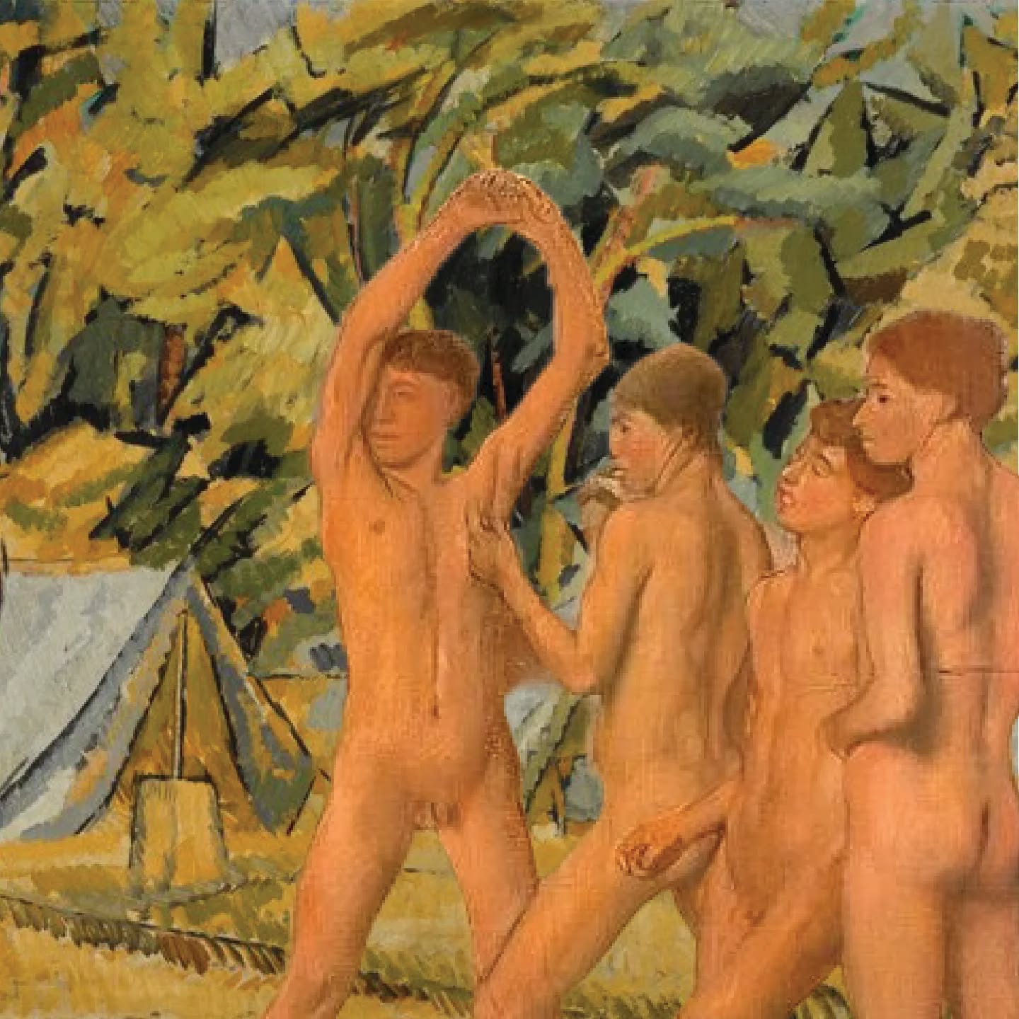 Coach encourages free expression and a certain Spartan ethos at the Summer Camp
@johnsteedartist #instagramimagetennis @new.balls.please #collage #duncangrant #edgardegas