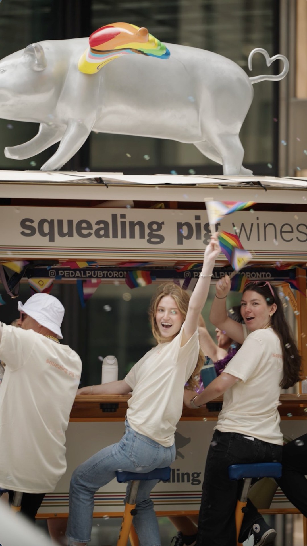 Squeal the Joy with Squealing Pig Wines! 🐷🌈
@squealingpigwineca and XMC took to the streets of Toronto with the Piggy Pedal Pub to keep the Pride celebrations moving.
From start to finish, it was a ride full of connection, colour, and community.
Want in on the fun? Book a ride with @torontopedalpub before July 27th for your chance to cruise the city in full Piggy Pedal Pub style!
#SquealTheJoy #Pride2025 #EnjoyResponsibly #eXperienceIsEverything #eXperientialMarketing