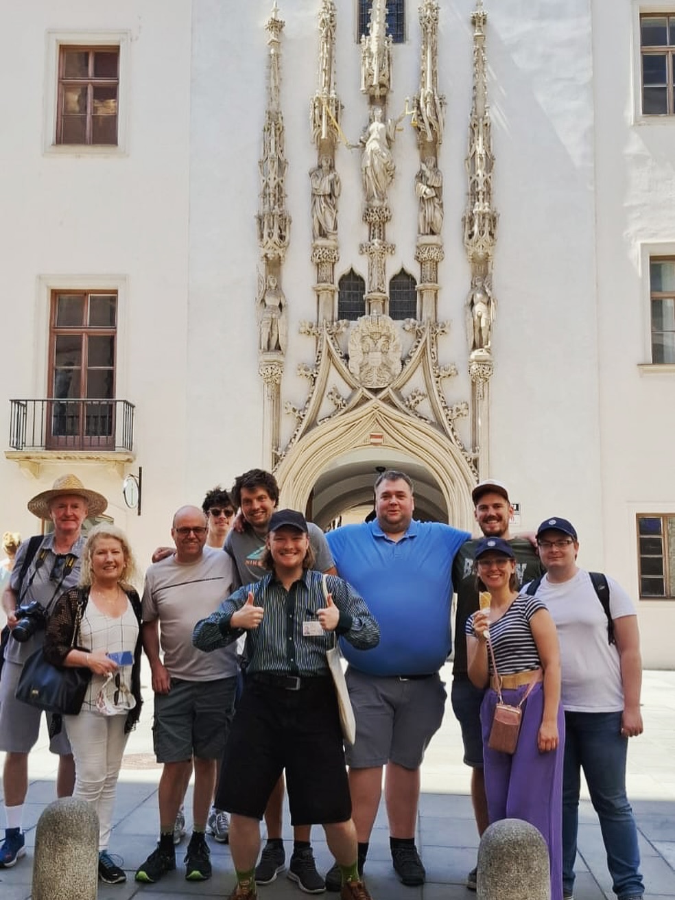 One picture from our last Free Walking Tour in the city center with Jáchym. The tours take place every Saturday at the true Brno noon, at 11 a.m.
#brno #freewalkingtour #history #traveling