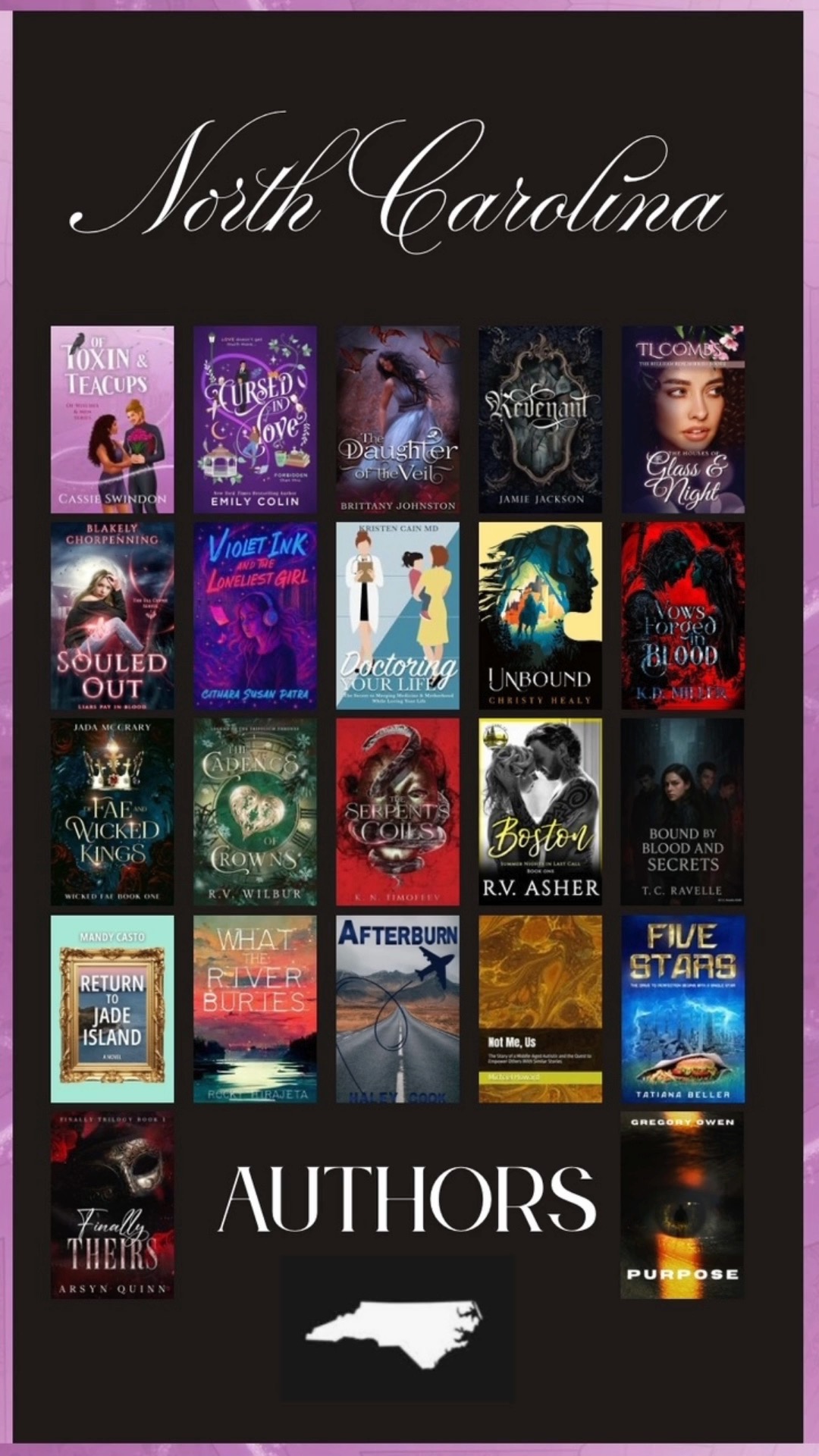 Check out these amazing local authors. What ever your reading flavor is, we have it. @authorjadamccrary @rvwilburauthor @villainleaning @authorarsynquinn @mandy_reads_n_writes @liter8ure @authorbchorpenning @author_tl.combs @authorrvasher @t.c.ravelle @kdmillerauthor @emilycolinbooks @author_haleycook @christyhealywrites @mikesneurodivergenttoolbox @citharapatra @tatiana.beller @gregoriousviews #authorssupportingauthors #indieauthor #bookrecs #indiecommunity #fantasybooks #sciencefictionbooks #spicyreads #romancebooks #mysterythrillerbooks