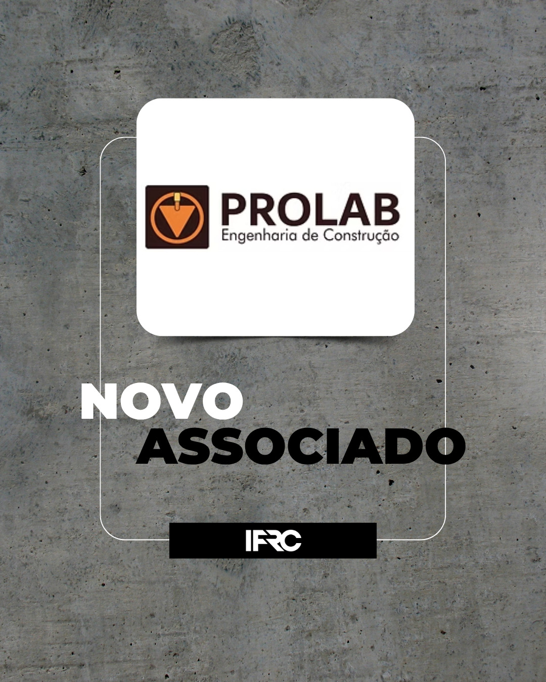 Damos as boas-vindas ao nosso mais recente associado: PROLAB. Laboratório de Pesquisa, Desenvolvimento e Inovação focado em tecnologia de materiais empregados em Construção Civil. São especialistas em materiais cimentícios, aditivos para misturas cimentícias, tecnologia de concreto, fibras para reforço de concreto, concreto projetado e patologia das construções
Agradecemos pela confiança no IFRC e temos certeza de que juntos continuaremos a avançar em pesquisas e práticas que impulsionam o desenvolvimento sustentável e a qualidade das estruturas de concreto. Sejam muito bem-vindos!