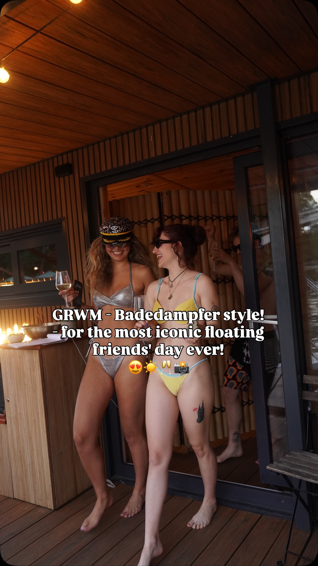 Every now and then we love to remind you that Badedampfer is meant for everyone!❤️
We provide you with an all rounded experience — from a wonderful welcome, all the way till the moment you get on water. 😍
We also have the perfect moment to be Iconic on Deck — captain hats, leopard print slippers and of course our bathrobes are Leo prints too!😍
Tag your group chat 😍❤️— this is the energy we’re manifesting🙌🥂
#Badedampfer #BerlinNights #HotTubCruise
#FloatingParty #wellnessonthewater
#PrivateBoatBerlin #thefloatingtub #BerlinHotGirlSummer #CelebrateOnWater
#LateNightCruise #BerlinExperience
#CheersOnTheRiver