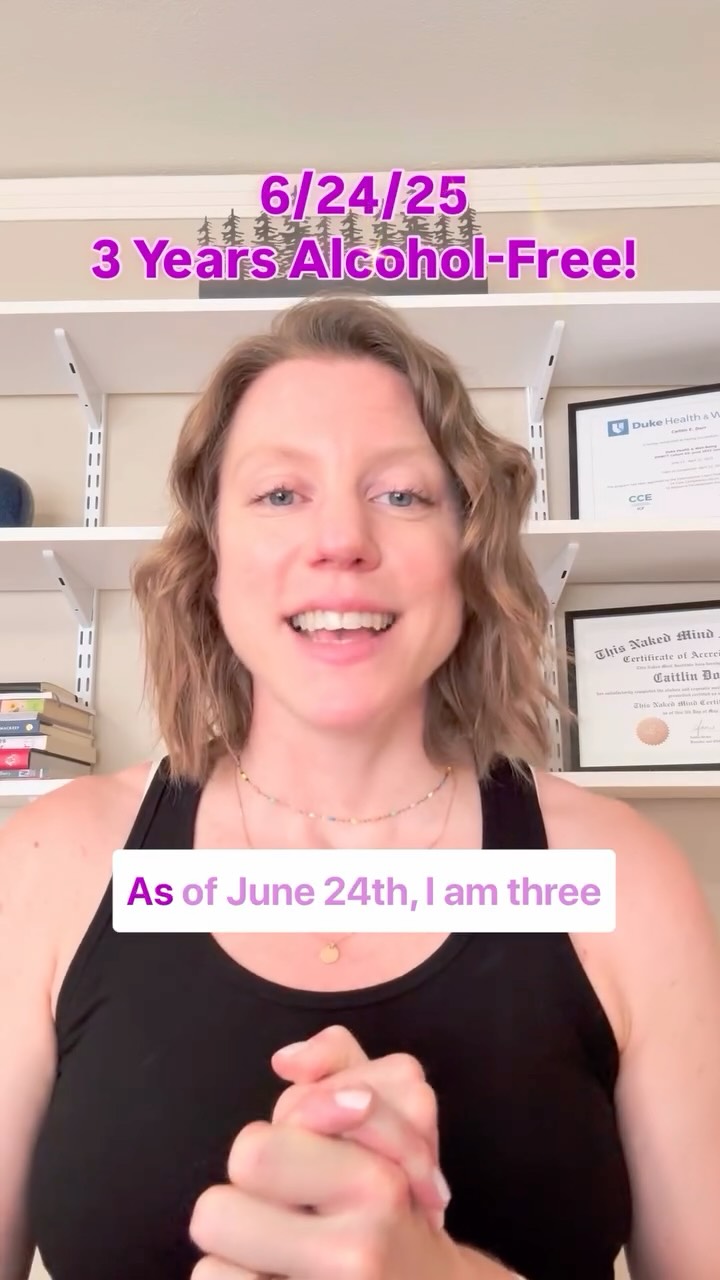 ☀️🎉To celebrate 3 Years Alcohol Free (on 6/24/25), here are the top 3 facts about alcohol that were most powerful for me to make a change in my relationship with alcohol 🎉☀️