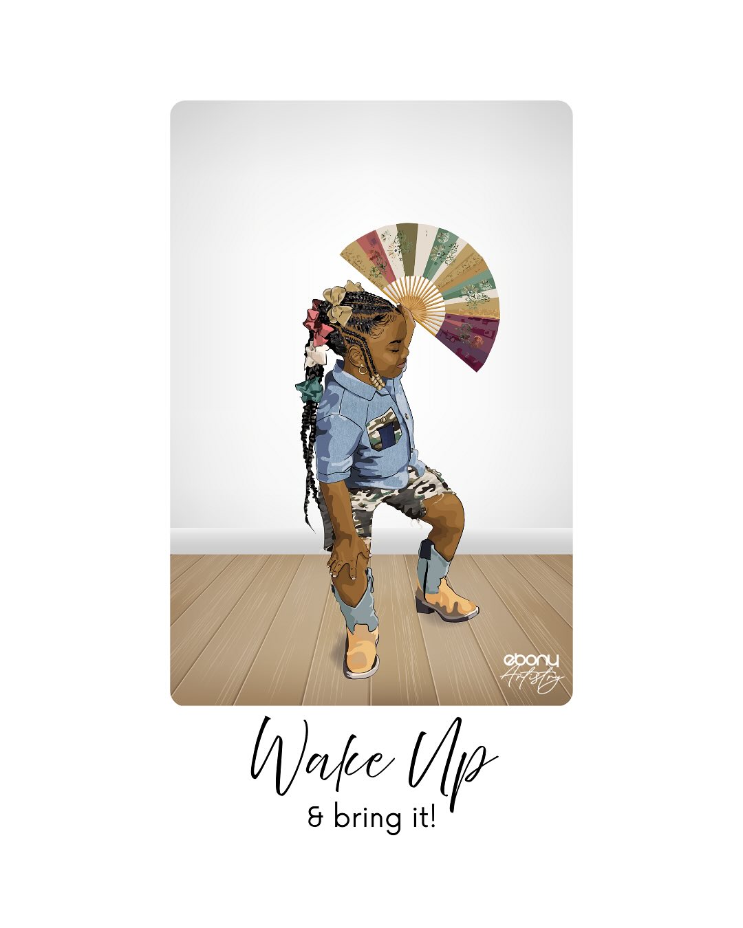 Start the day and working week with your levels high!
Sending love and energy with a card that speaks volumes.
Coming soon - new designs, new brand name. Same love 🫶🏾
#mondayenergy #carddesigns #bootsontheground #ionnamariedesigns #theebonyartist #blackbydesign #cardsofcolour #rootedandreal #newcarddesign