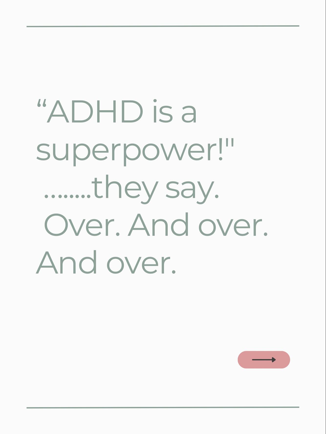 #ADHD #ADHDAwareness #ADHDSupport #ADHDLife #ADHDStruggles #ADHDCoach #Neurodivergent #Neurodiversity #ADHDTruths #ADHDHumor #ADHDIsReal #NotASuperpower #ADHDisNotASuperpower #ADHDRealTalk #WomenWithADHD #ADHDAdults #ADHDBurnout #ADHDAcceptance #MentalHealthMatters #BeNeurodivergentFriendly #MindfulLiving #SelfCompassion #NormaliseNeurodivergence