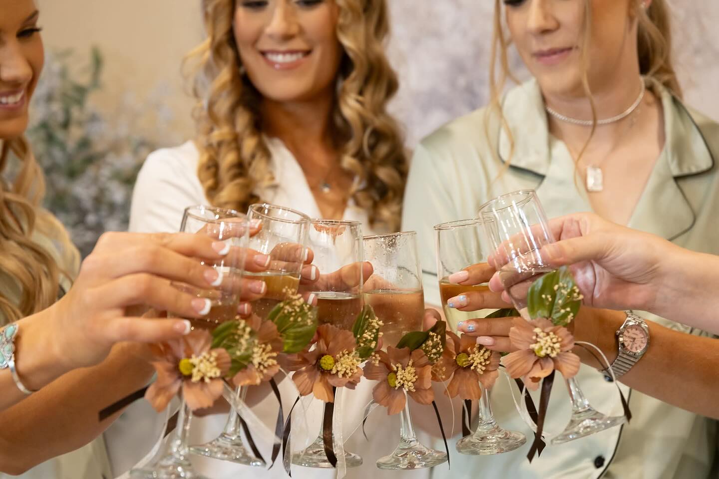 Having bridesmaids brings several benefits to your wedding- practical help and ideas for wedding planning and wedding day, support system for wedding day, fun memories with cherished friends/family as bridesmaids, a sense of camaraderie and joy 🩷