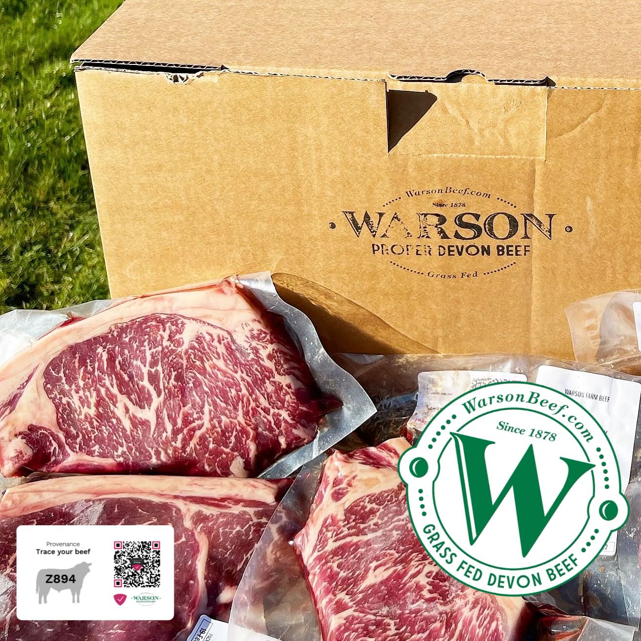 If you want to buy beef that is of premium quality, a Warson Beef Box is the perfect purchase.
Your beef will be from the same 100% grass-fed pedigree Aberdeen-Angus animal. Authenticated on the @goodbeefindex and raised to the highest possible health and welfare standards.
No third parties, just this farm and you.
Link in bio to purchase direct from our website. Nationwide delivery available.
#primebeef #grassfedbeef #grassfed #westcountrybeef #angusbeef #carbonnegativebeef #goodbeefisgoodforyou #nofarmersnofood #goodbeef #beefdirectfromfarmer