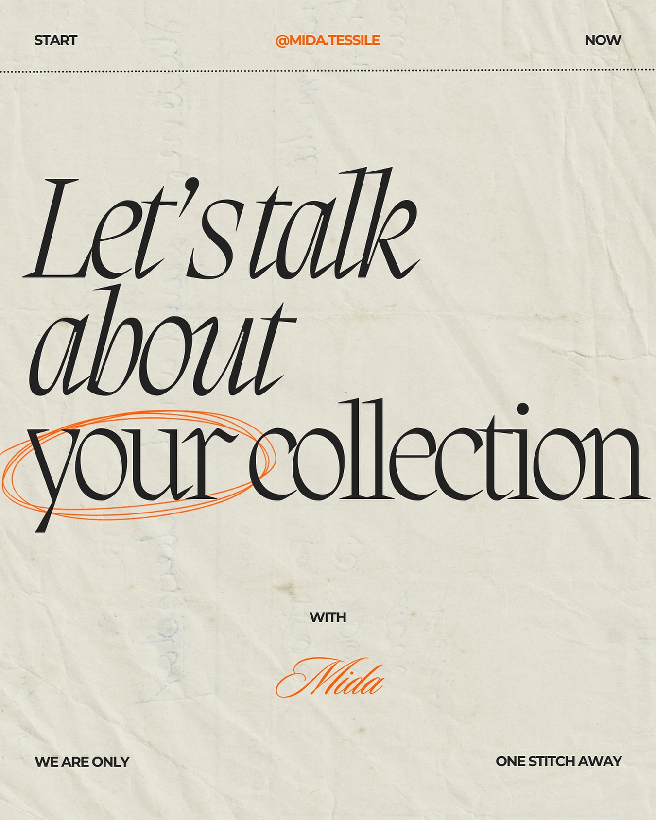 ✨ You don’t need to have it all figured out.
Just an idea, a sketch, or even a question.
At Mida Tessile, we’ve helped dozens of emerging brands go from “I don’t know where to start” to fully developed collections with no minimum order and full support.
Want to test a yarn? Explore possibilities? Know if your idea is feasible?
We’re just one message away.
👋 Let’s talk: book a free video call or DM us
Your vision deserves a starting point.
#LetsTalk #MadeInMida #StartWithMida #FromSketchToStitch
#KnitwearMadeInItaly #B2BKnitwear #FashionDevelopment #EmergingBrands
#NoMOQ #ItalianManufacturing #KnitwearFactory #TextileMadeInItaly
#FashionStartups #KnitwearDesign #LuxuryKnitwear #ZeroMOQ
#MadeInItalyFashion #KnitwearSupplier #LaunchYourBrand #KnitwearSupport
#KnitwearConsulting #FashionEntrepreneurs #MadeToScale