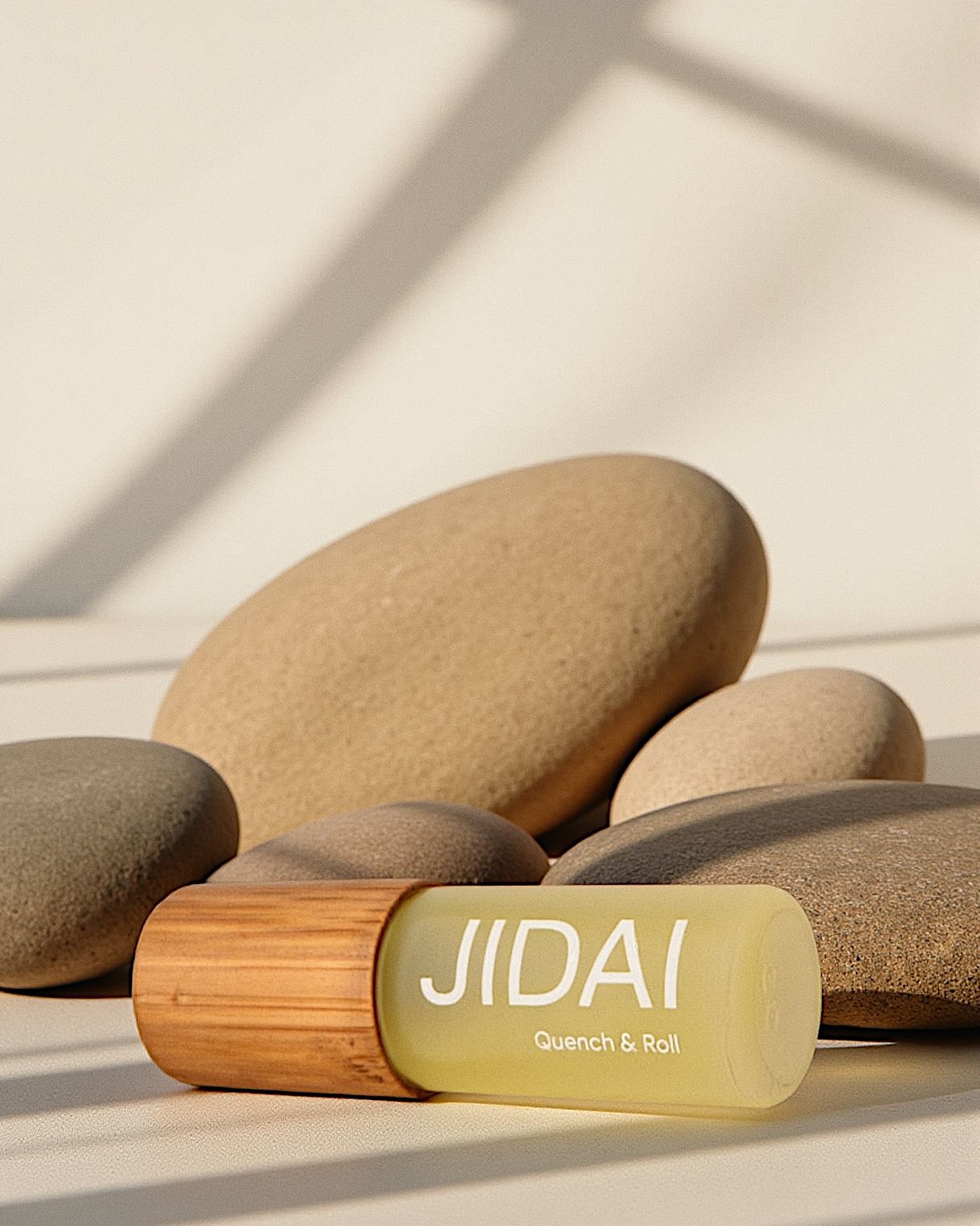 Frosted glass, bamboo cap, rose quartz roller, castor oil. That’s it.
#jidaibeauty