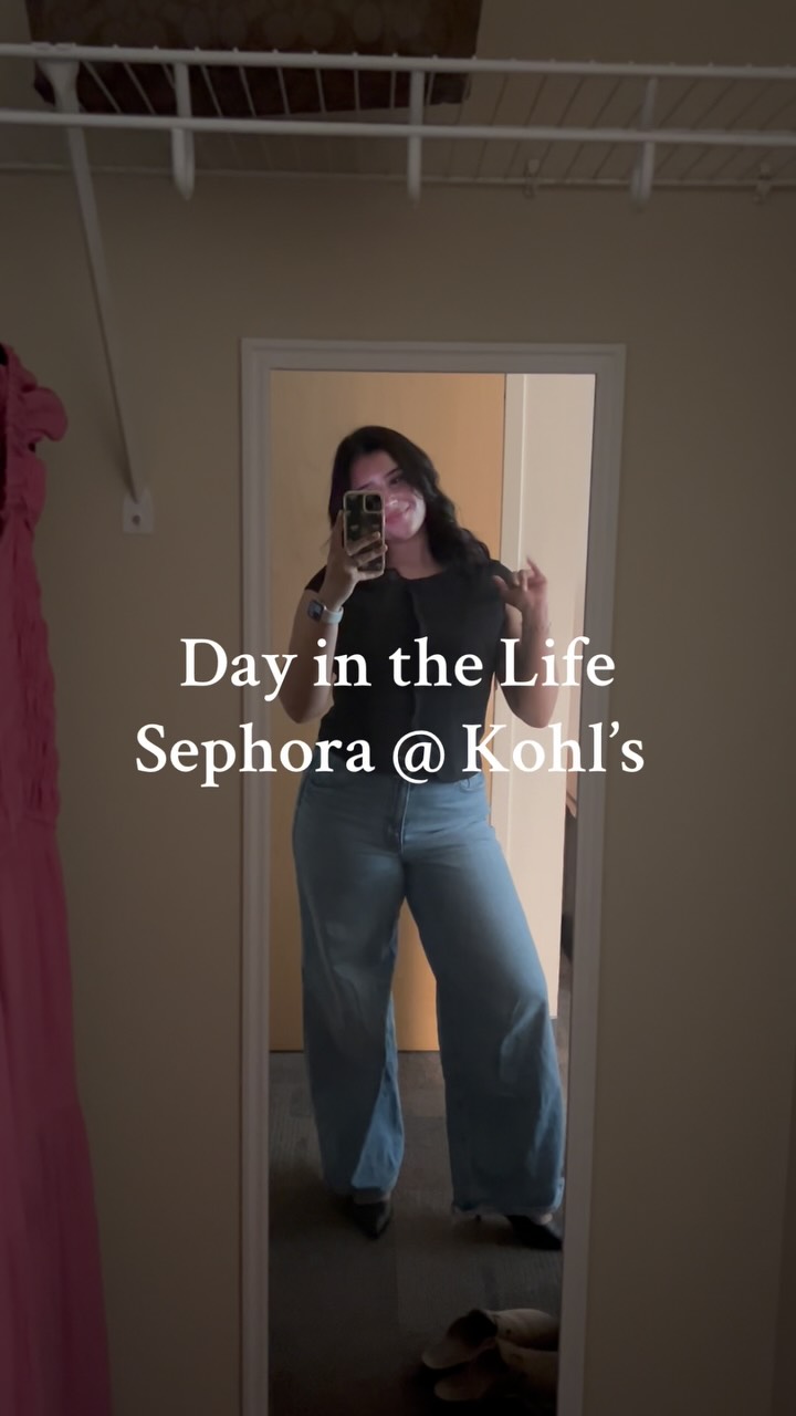 Join @mandy_umpierre for a day in her life at Kohls as an Inventory Analyst Intern for Sephora - Makeup💄💋