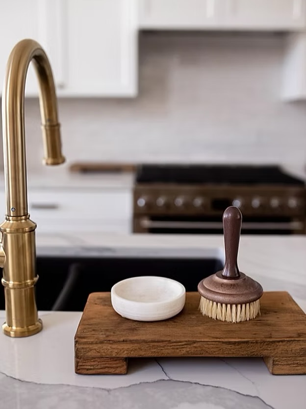 Elevate your kitchen sink style ✨
Our NEW Wooden Dish Soap Scrub Brush pairs perfectly with the Marble Soap & Brush Holder, functional, elegant, and beautifully minimal. A timeless combination that makes the everyday feel just a little more special.
Join our new Instagram Boxwood Insiders Lounge community channel for an exclusive discount….
Now available online
#BoxwoodHomeInteriors #KitchenDetails #MarbleAesthetic #WoodAndMarble #InteriorInspo #KitchenStyling #NeutralHome #KitchenSinkStyle #HomeAccessories #NaturalMaterials #SustainableLiving #ScandiStyle #HomeInspo #kitchengoals