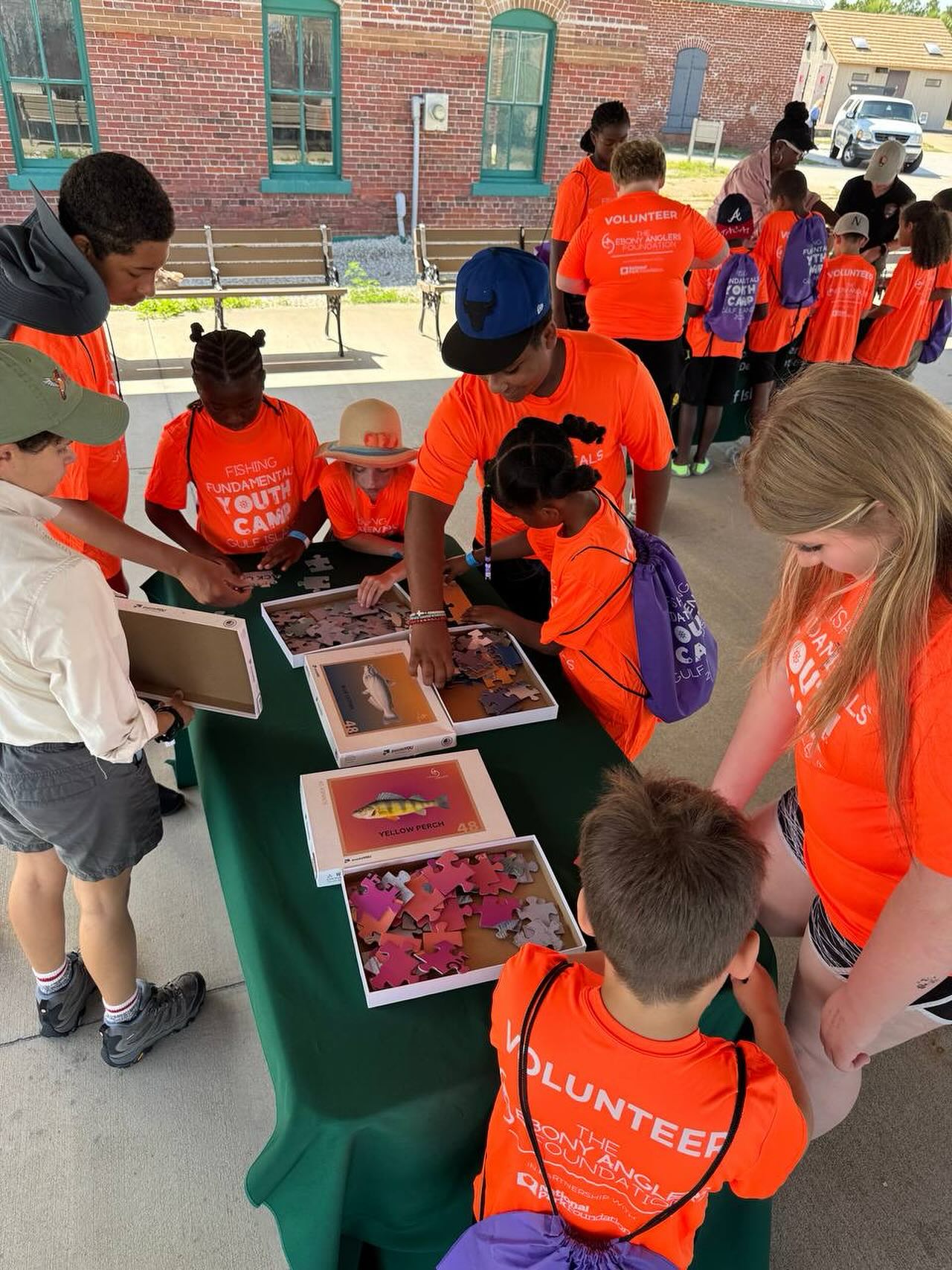 Piecing it all together-teamwork, focus, and fish facts during our puzzle station! Our Fishing Fundamentals Youth Camp participants dove into fish identification puzzles with focus and fun. These young anglers are learning through play and building skills that go beyond the water.
#BlackGirlsFish #BlackBoysBoat #EbonyAnglers #FishingFUNdamentals #YouthFishingCamp #OutdoorEducation
#FortPickens #GirlsWhoFish #BoysAndGirlsClub