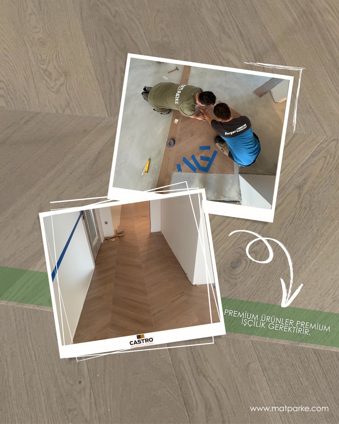 Yaşam alanlarınızı Chevron lamine parkenin benzersiz estetiği ve üstün kalitesiyle buluşturmaya hazırız. Koleksiyonumuzdaki her bir Chevron lamine parke modelini, Mat Parke'nin ödün vermeyen titiz işçiliği ile bir araya getiriyoruz. Çünkü biliyoruz ki, premium ürünler, premium işçilik gerektirir.
#lamineparke #chevron #woodfloors #parke #castrowoodfloors #herringbonefloor #lamineparkecila #bergerseidle #masifparke #floors #artitecture #designhome #ahşapparke #homedecore