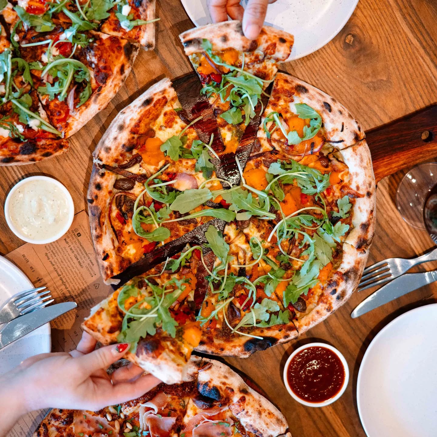 Good pizza should be shared - grab a few, maybe some crust dipper sauces too, maybe a cheeky dessert pizza, a tub of ice-cream or two, and call it a night 🤤 Everything is house made with loads of love, your taste buds will thank you 😉
#perthpizza #perthfood #organicpizza #sourdoughpizza #handmadewithlove