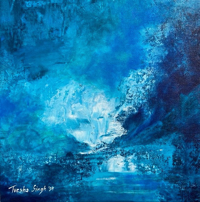 ‘Like Magic’
Acrylic on canvas
10 x 10 inches
Created in 2024
#marineart #wavespainting #abstraction #abstractartwork #seascapeart #paletteknife #abstractlandscape #artdetail #texture #tveshasingh