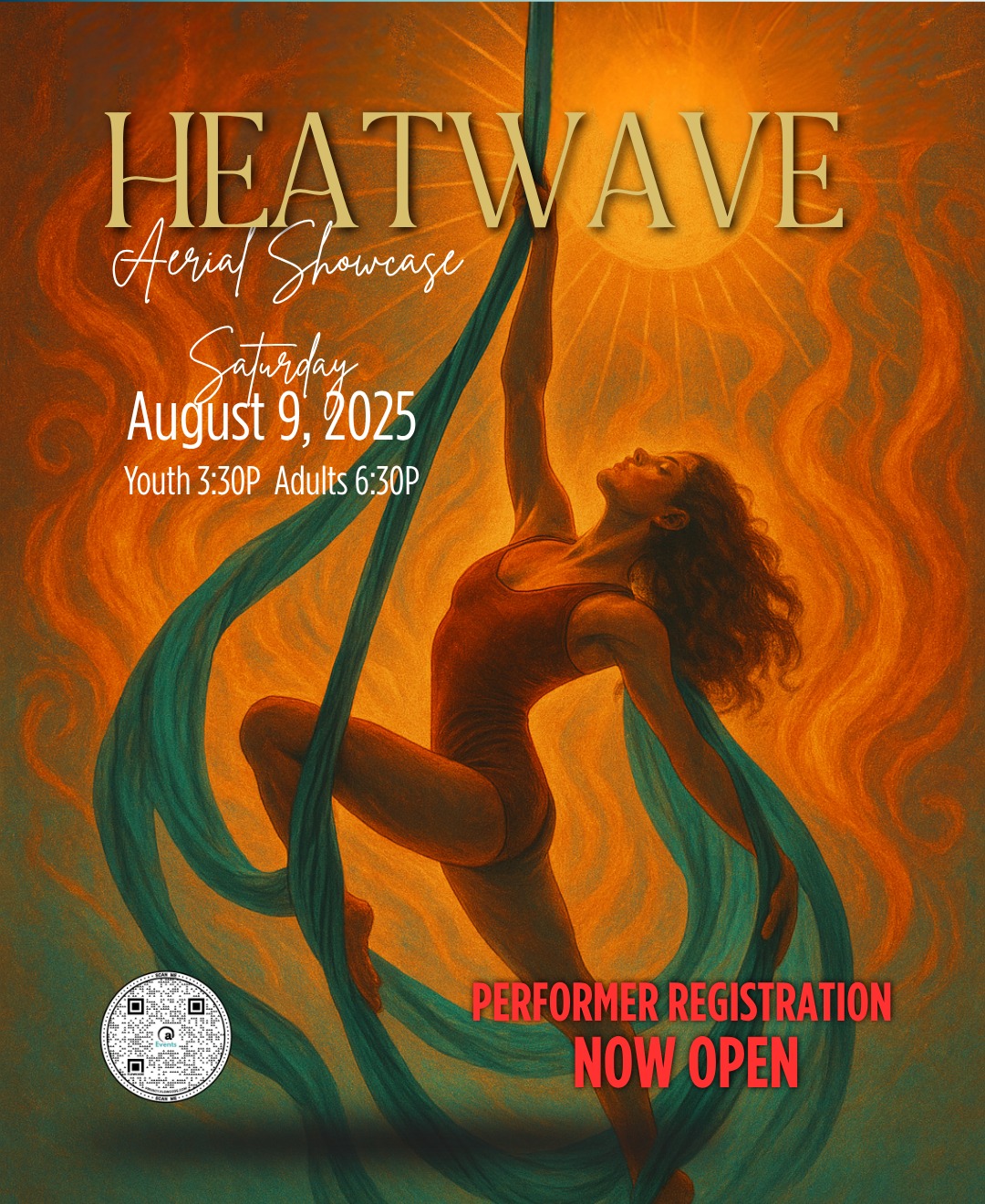 🔥 Performer Sign-Up is NOW OPEN! 🔥
Ready to bring the heat? Our Heatwave Aerial Showcase is happening on August 9, and we want YOU to light up the stage!
Whether you're spinning, climbing, or flowing — this is your moment to shine. 🌟
Sign up by July 11 to secure your spot!
👉 https://f.mtr.cool/sfplwgufeh
#HeatwaveShowcase #AltitudePerformer #AerialArts #PoleShowcase #AltitudeFitnessFrisco #TakeTheStage #PerformerCall