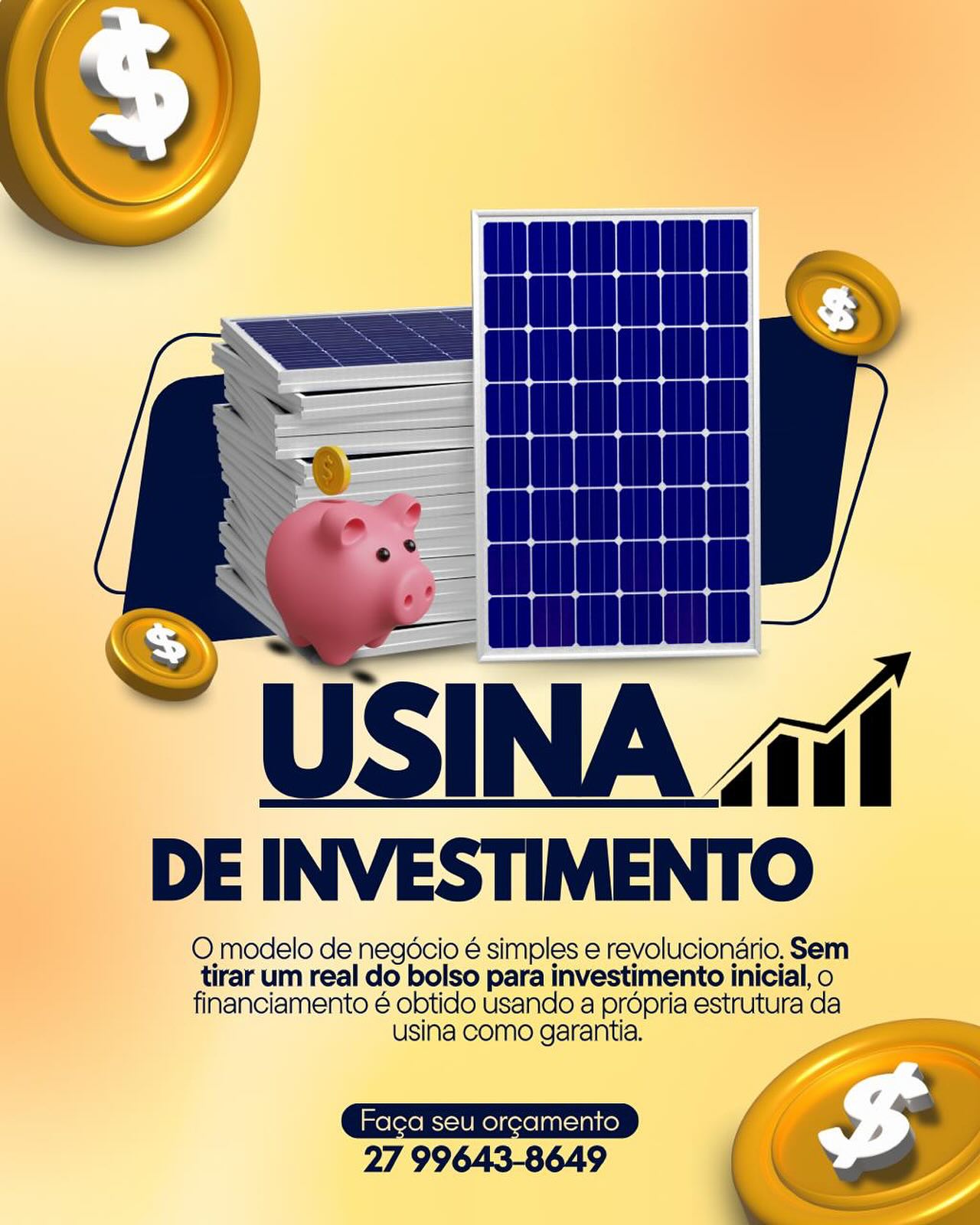 Você já imaginou ganhar dinheiro com o sol, de forma passiva e recorrente, por mais de duas décadas? Acesse nosso Blog e veja como. Link na bio.